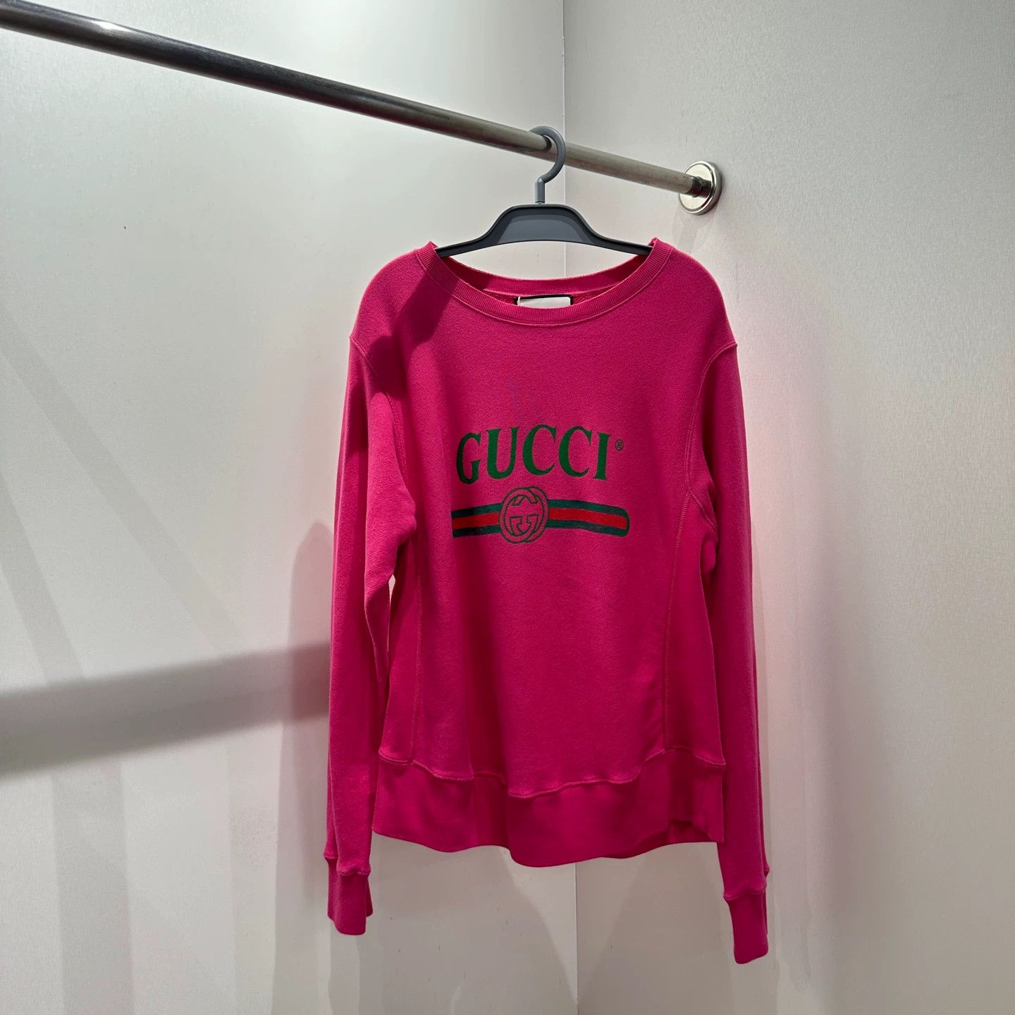 Gucci Gucci logo letter longsleeve sweatshirt XS cotton Size XS / US 0-2 / IT 36-38 - 1 Thumbnail