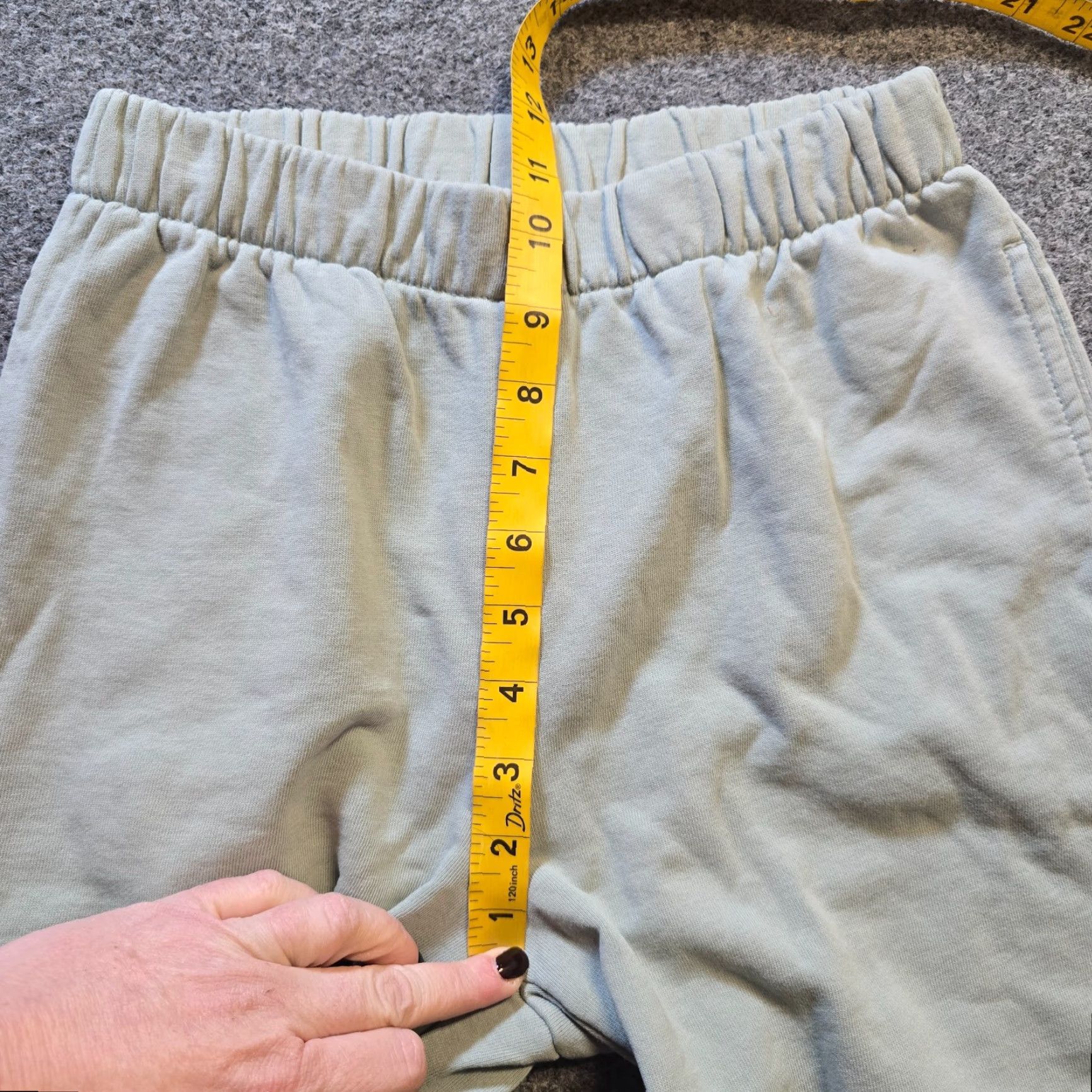 Vintage John Galt Sweatpants Womens One Size Green Joggers Pull On Lounge Comfort Casual Pockets Logo Size 42" / US 20 - 6 Thumbnail