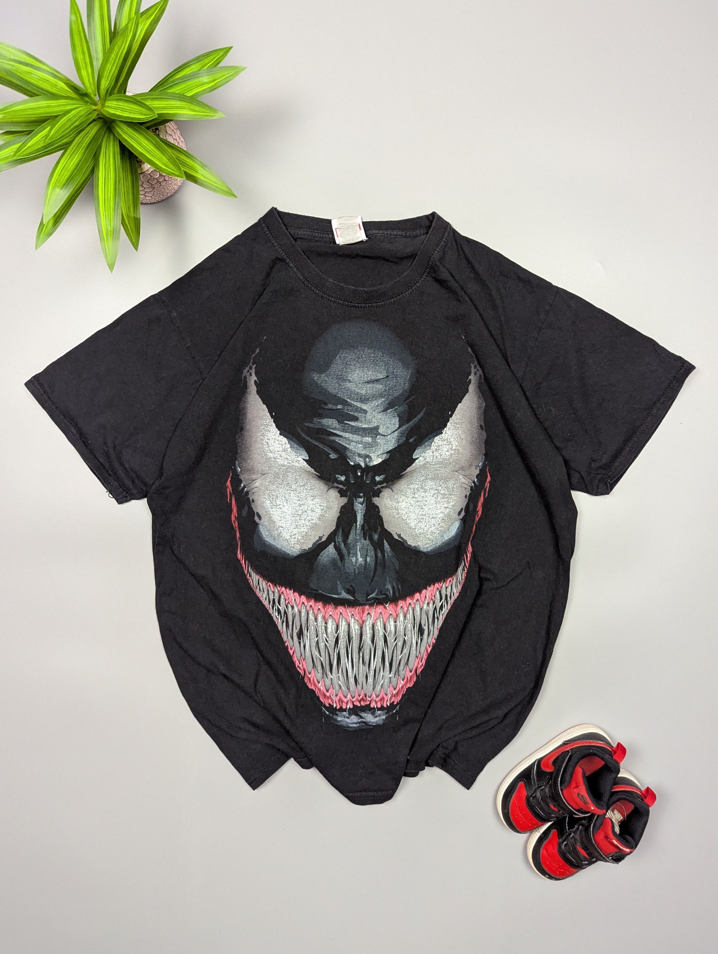 Y2K Marvel Venom Bravado Tee Men’s L Black Vintage Grunge