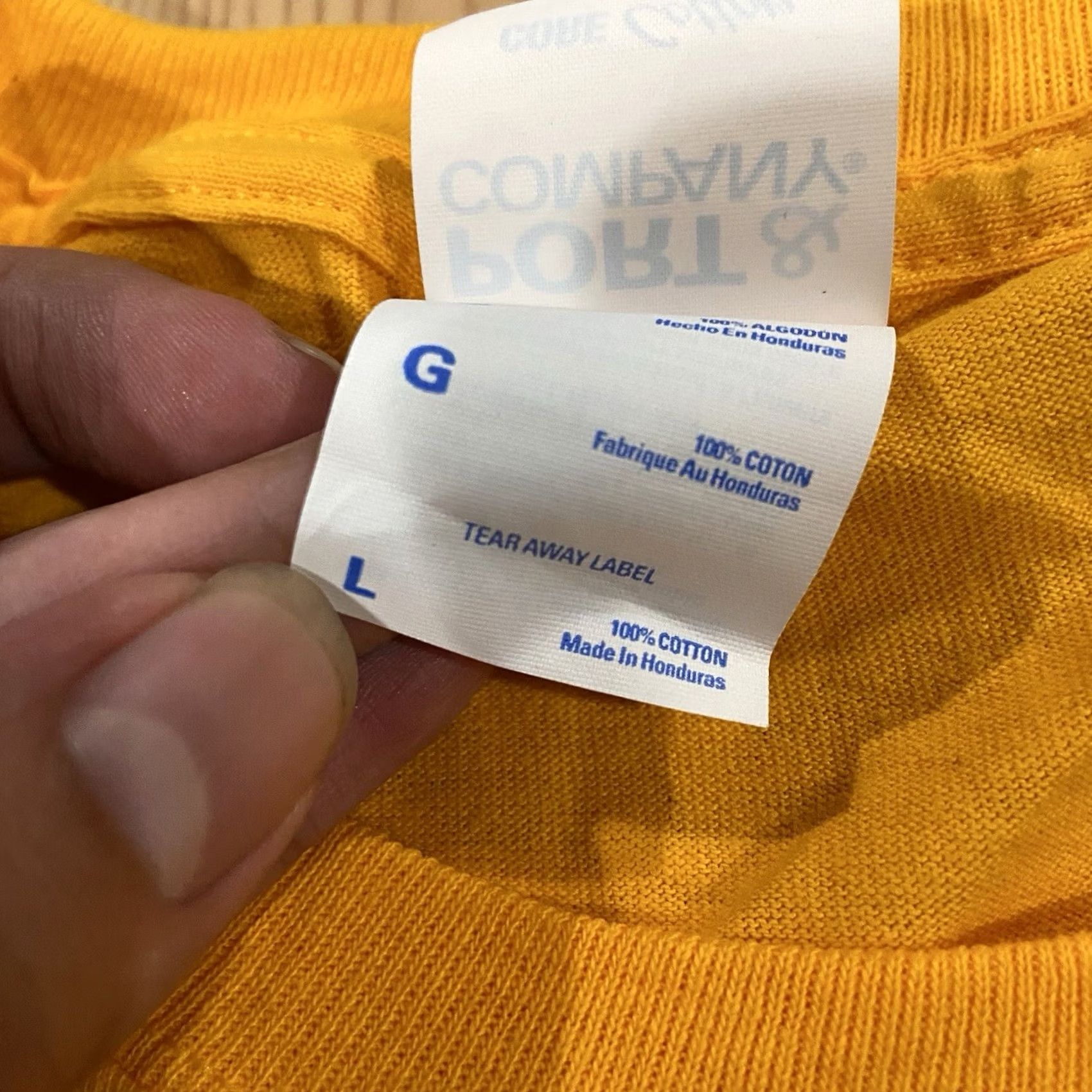 Port & Company LA Galaxy Promo Throwback Soccer Tee Port & Company T-Shirt Sz-L Yellow Short Sleeve Mens L Sports Size US L / EU 52-54 / 3 - 3 Thumbnail