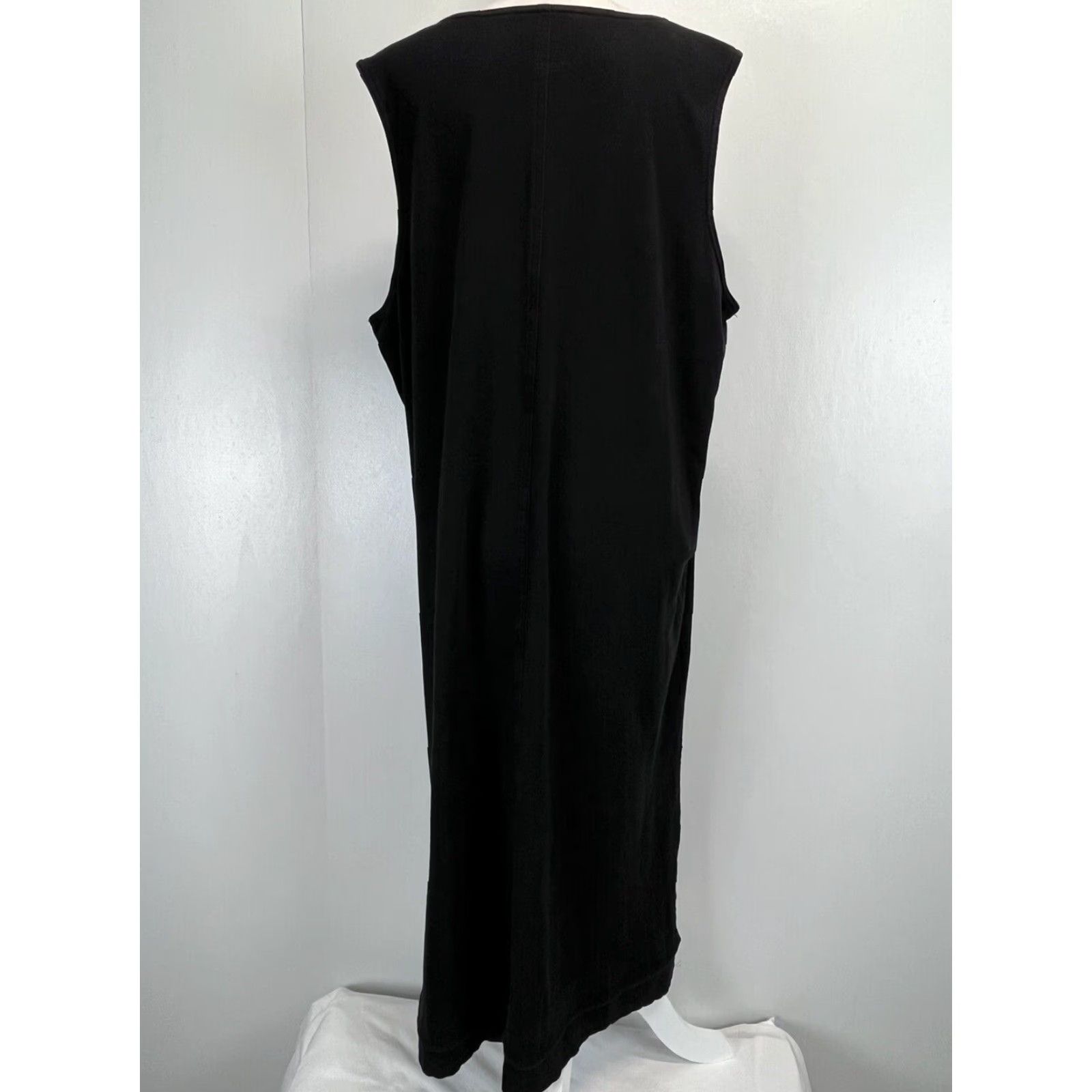Vintage VINTAGE TY Original Maxi Dress Womens Plus 1X Black Christmas Reindeer 1990s Cotton Sleeveless Maxi Daywear Mens/Womens? Size XL / US 12-14 / IT 48-50 - 3 Thumbnail