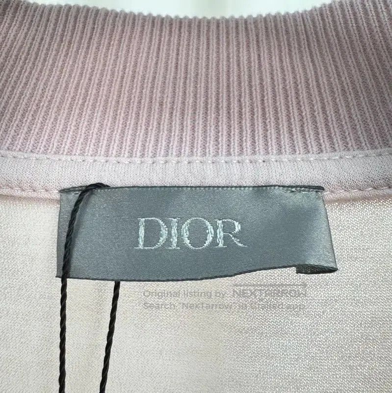 Dior Dior Long Sleeve Pink Embroidered Polo Shirt . Size US L / EU 52-54 / 3 - 5 Thumbnail