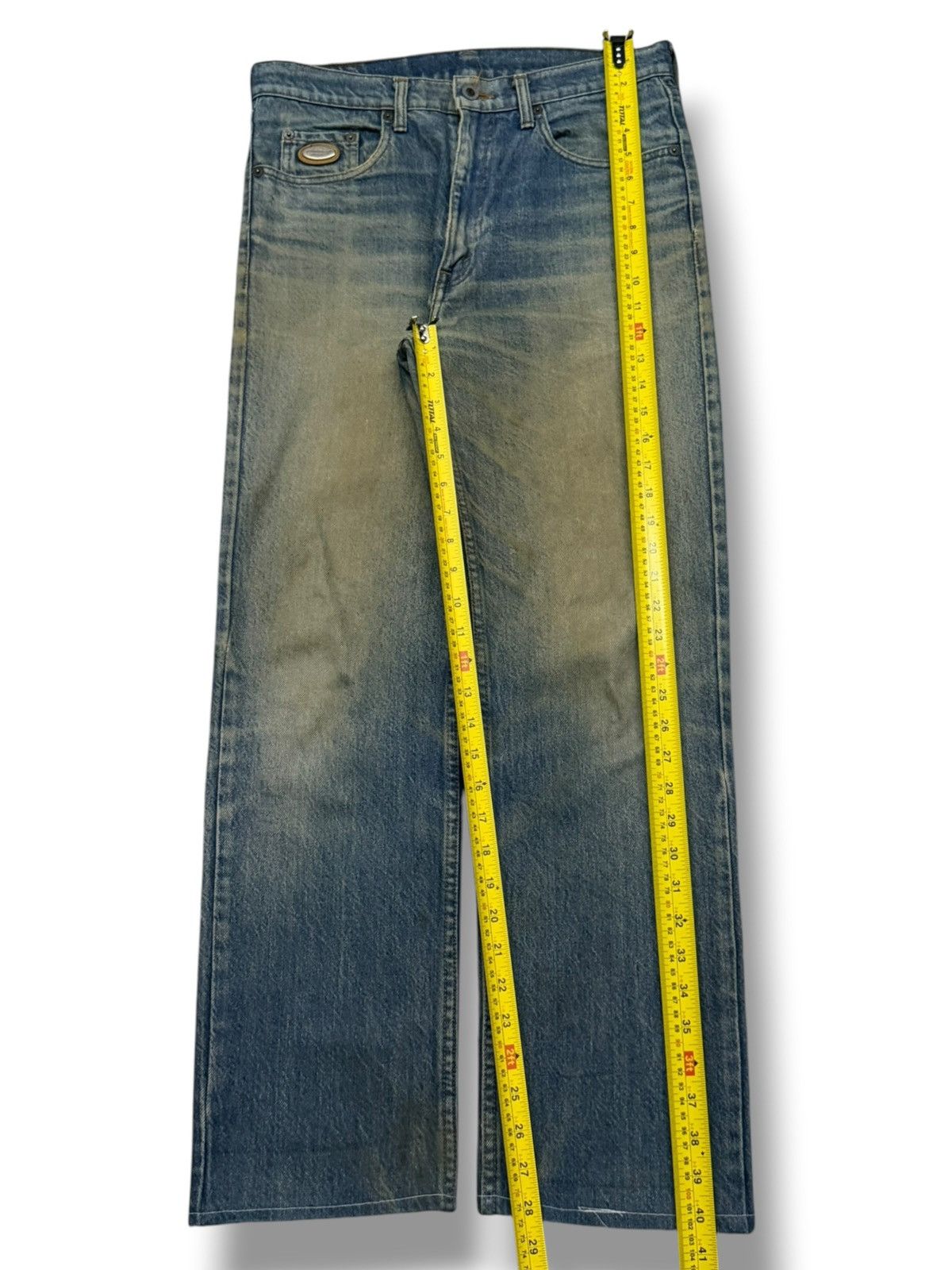 Levi's Vintage Clothing Vintage 90s Levi’s Original Riveted Blue Jeans Big E Japan Size US 32 / EU 48 - 16 Thumbnail