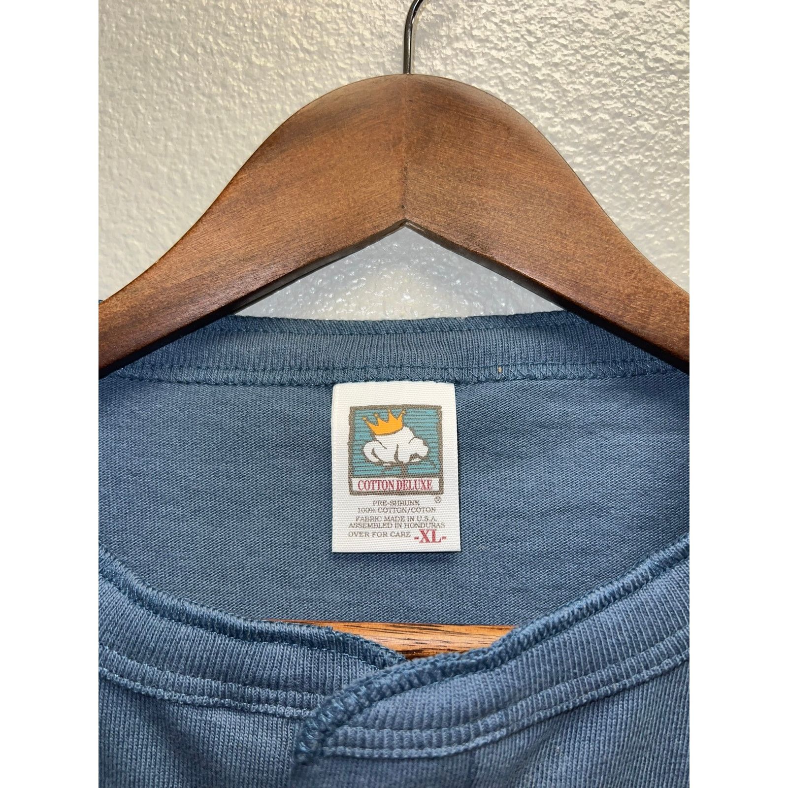 Anvil 90s Colorado Red Feather Lake Embroidery Blue Shirt X-Large Size US XL / EU 56 / 4 - 5 Thumbnail
