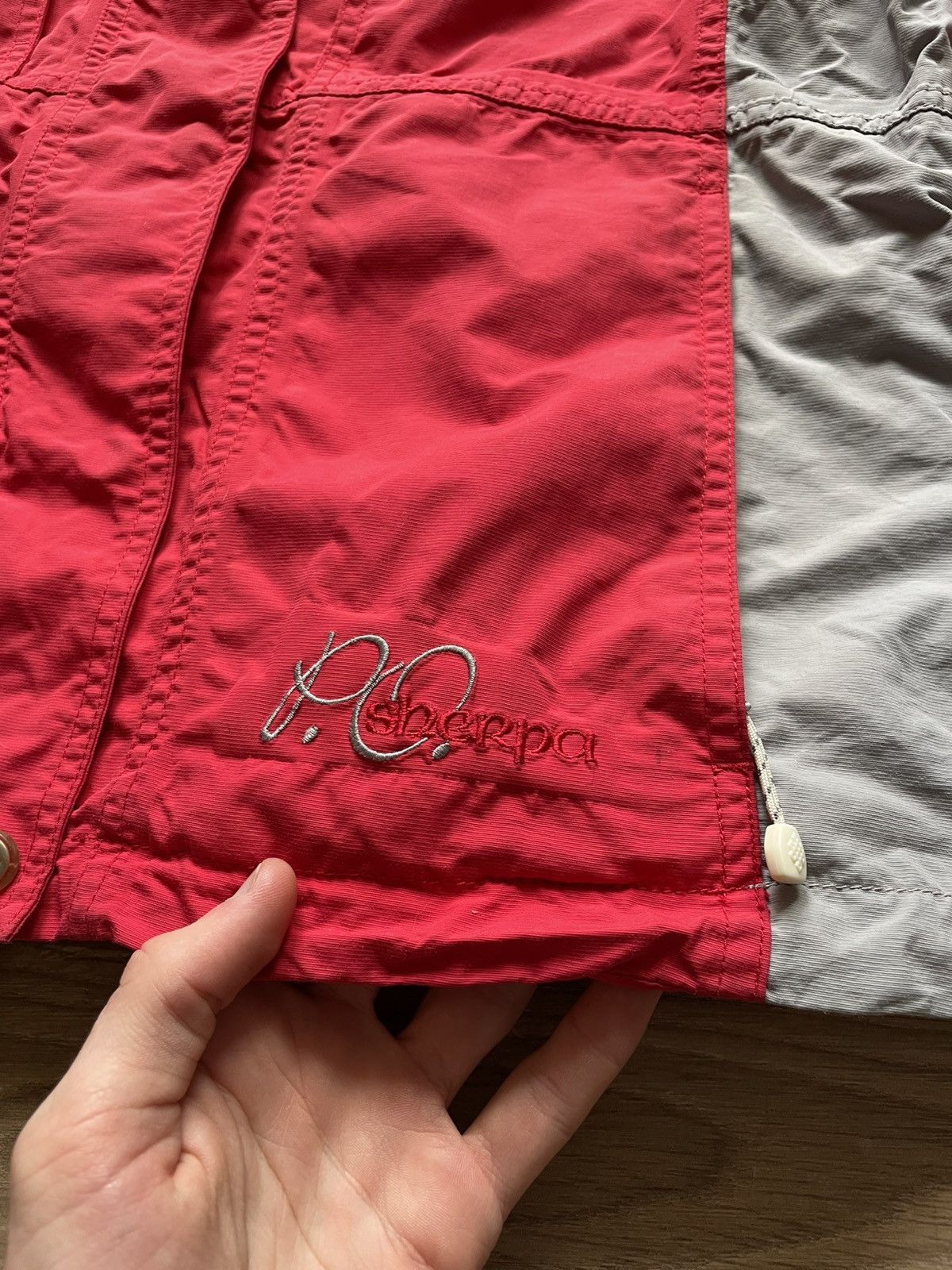 Other Vintage 90s Sherpa Women’s Ski Jacket Hooded Windbreaker Size M / US 6-8 / IT 42-44 - 6 Thumbnail