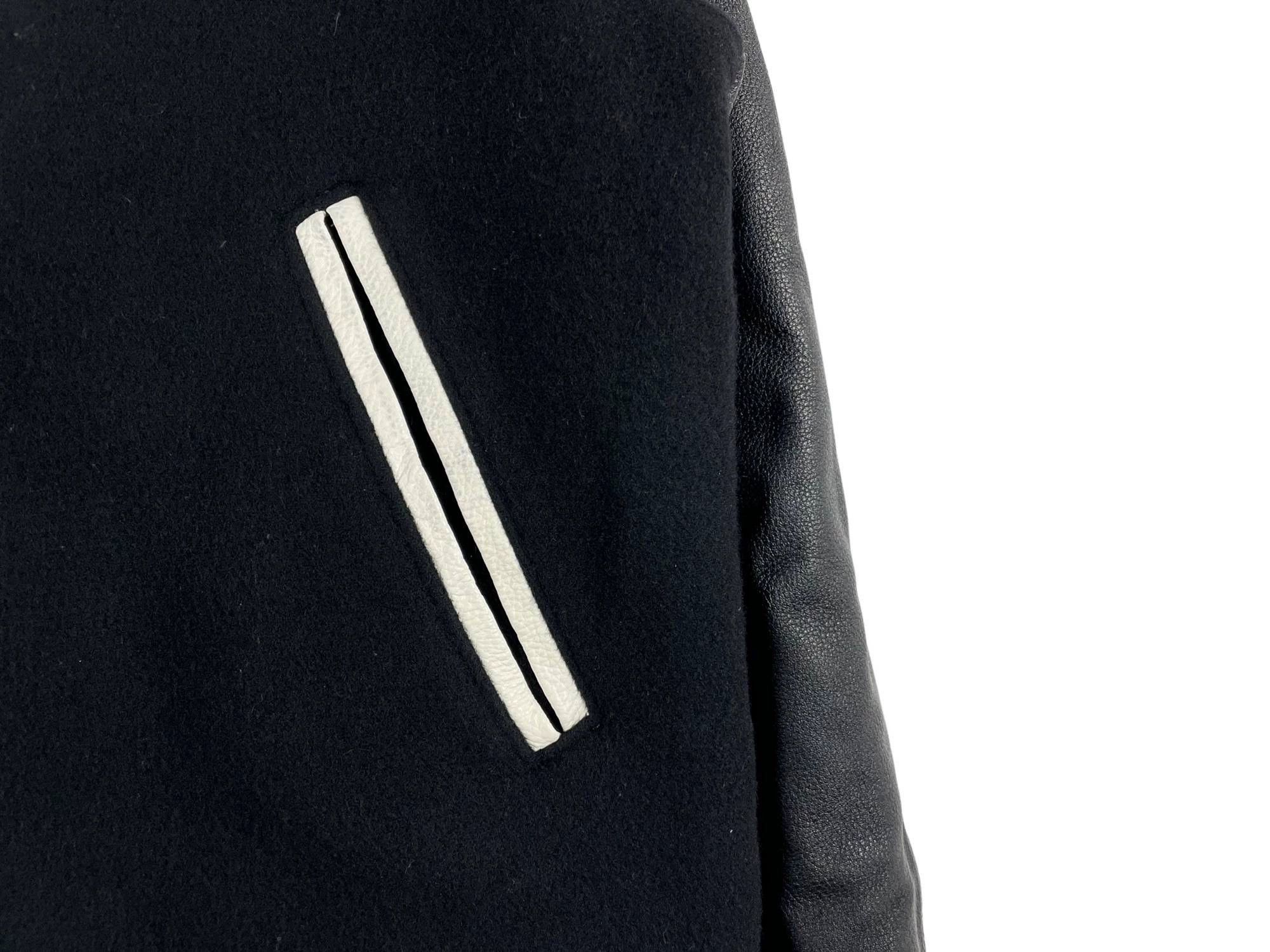 Undercover Undercover Hitchcock 22AW Leather-Sleeve Wool Baseball Jkt Size US M / EU 48-50 / 2 - 5 Thumbnail