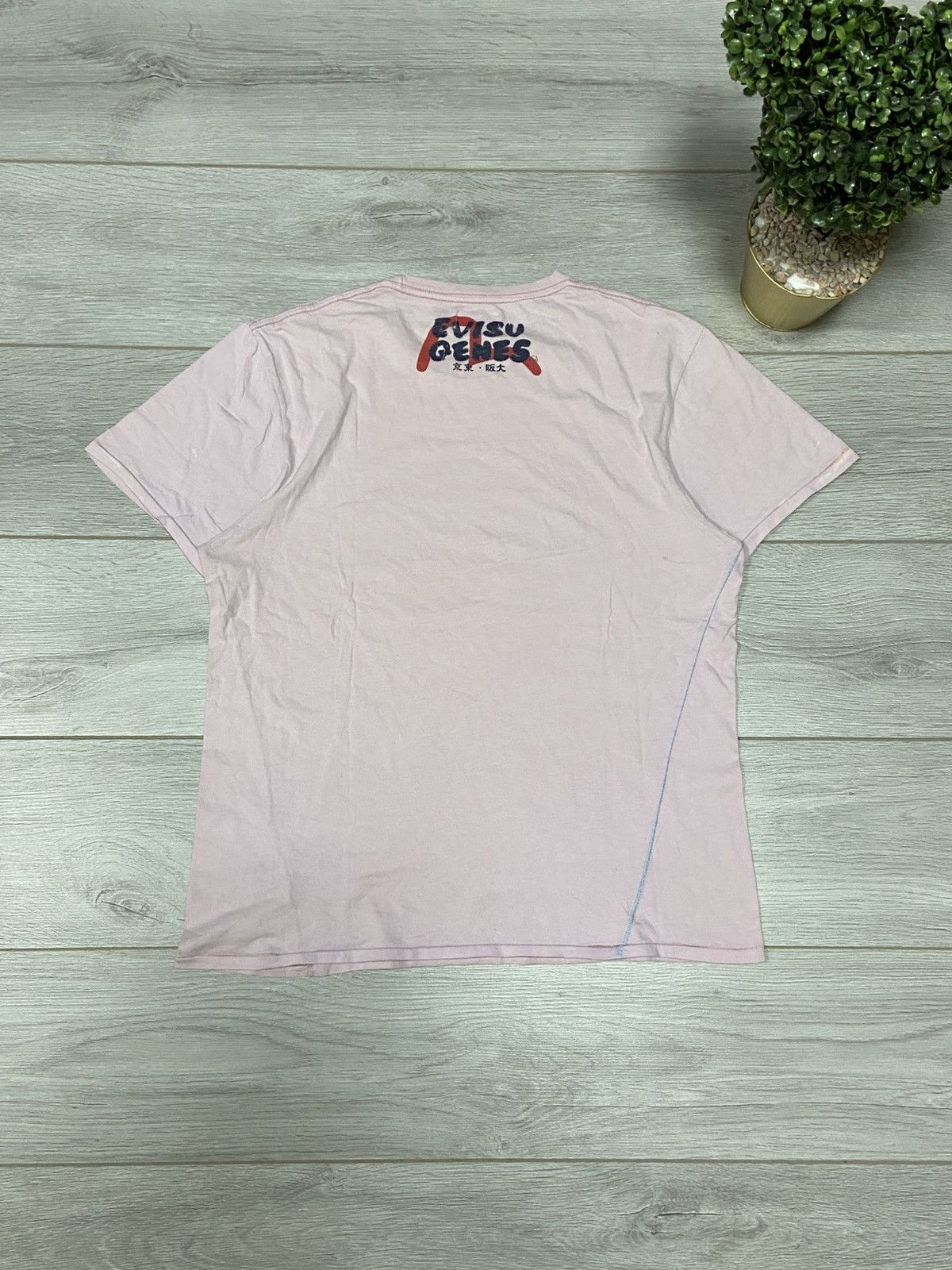 Evisu Evisu genes big print logo vintage Japanese t-shirt Size US S / EU 44-46 / 1 - 2 Thumbnail