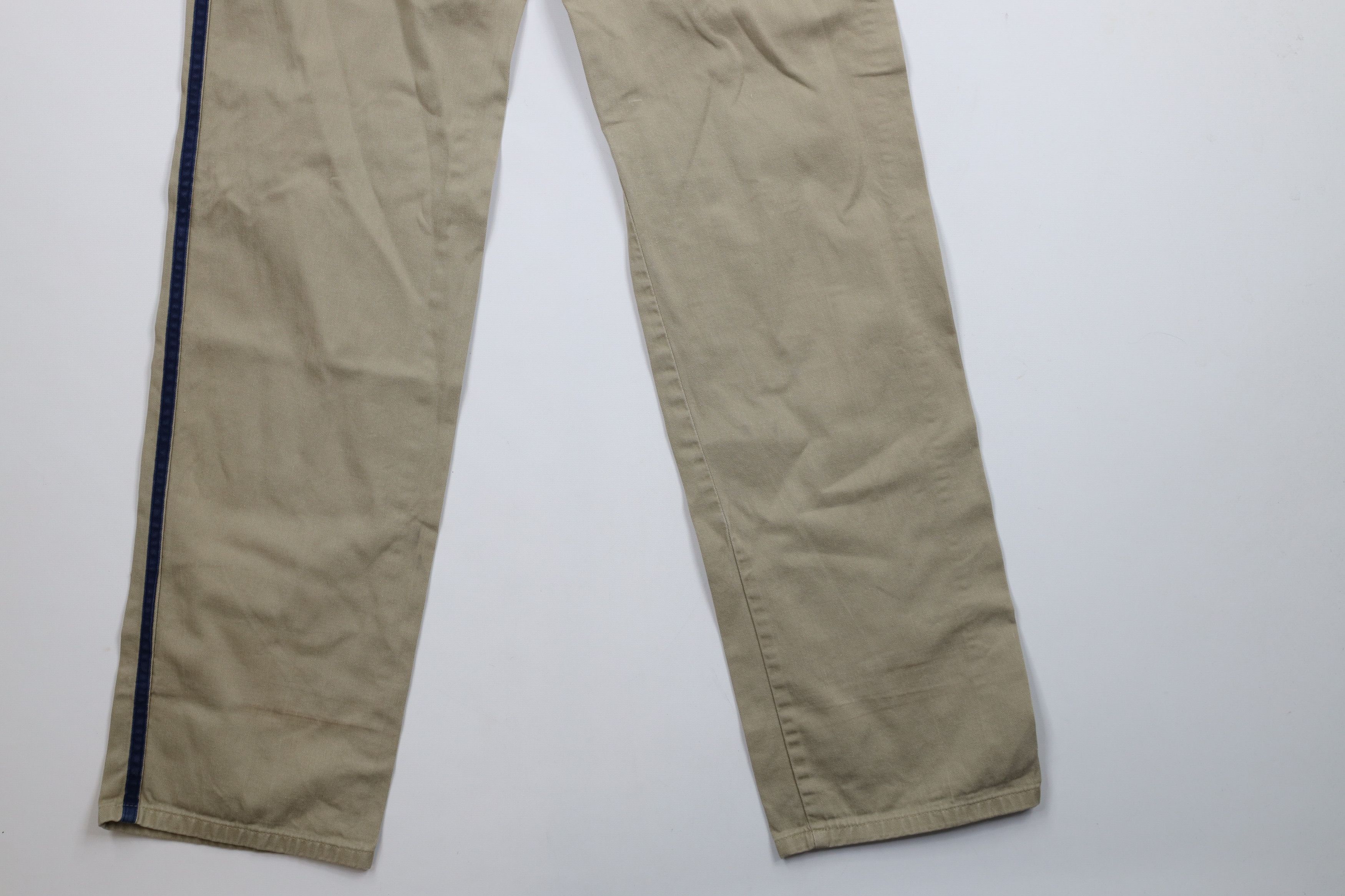 Nike × Vintage Vintage 80s 90s Nike Mini Swoosh Striped Pants Cotton USA Size US 34 / EU 50 - 14 Thumbnail