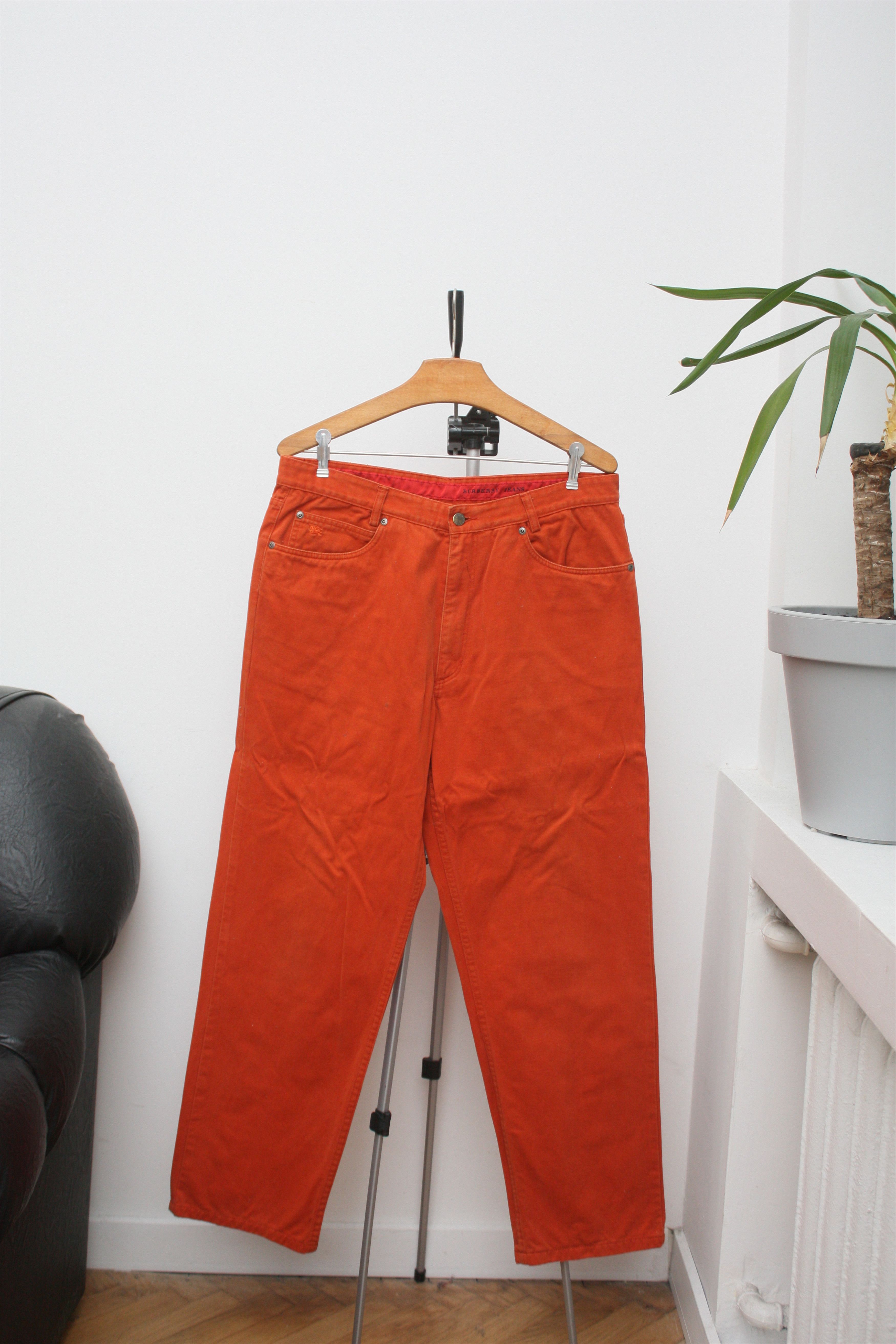 Burberry Burberry Orange Vintage Casual Pants 48 Made In Spain Size US 32 / EU 48 - 3 Thumbnail