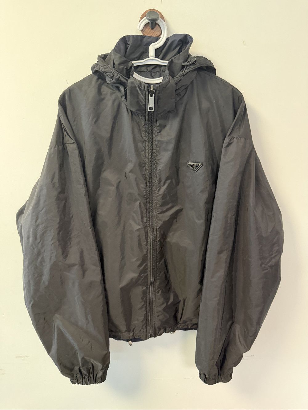 Prada Prada Re-Nylon Hooded Jacket Size L Size US L / EU 52-54 / 3 - 1 Thumbnail