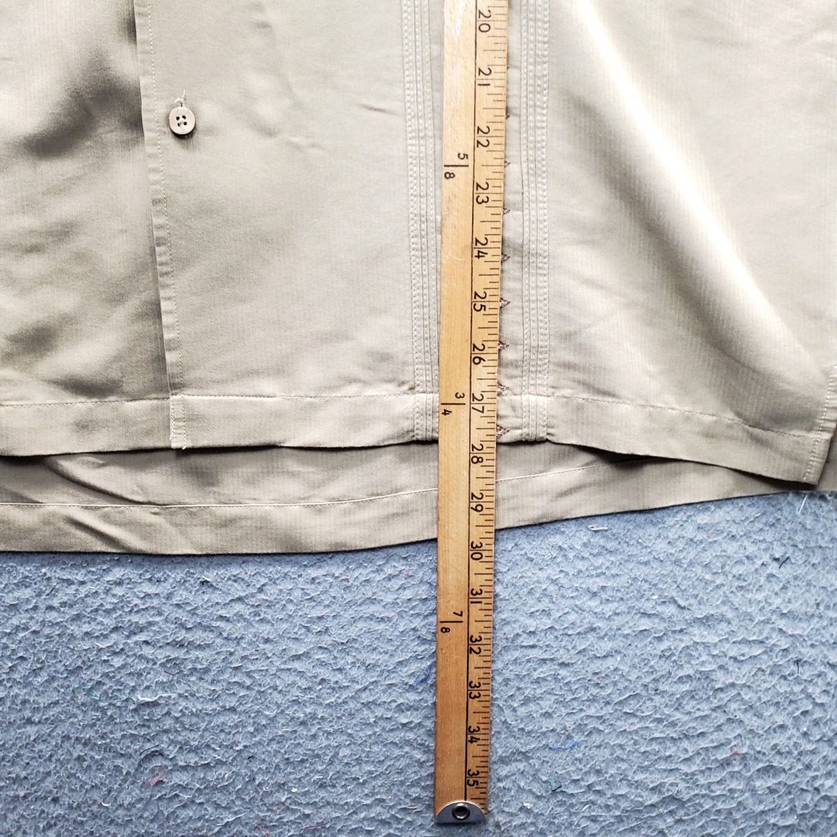 Vintage Havana Button-Up Shirt Mens XL Brown Rayon Short Sleeve Embroidered Side Slit Button-Up Shirt Size US XL / EU 56 / 4 - 4 Thumbnail