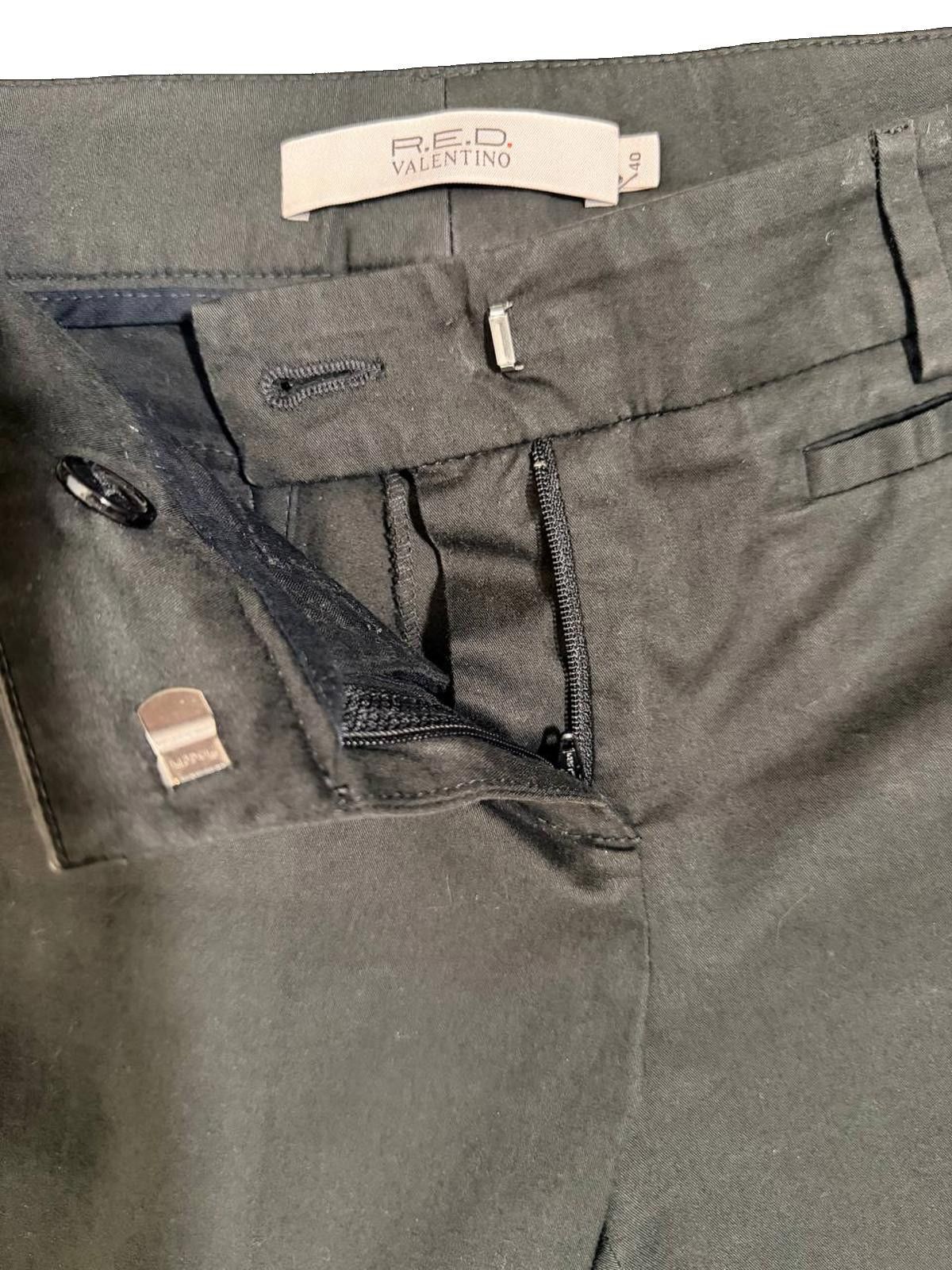 Other R.E.D. Valentino Black Tailored Flare Trousers – Size 40 Size 27" / US 4 / IT 40 - 2 Thumbnail
