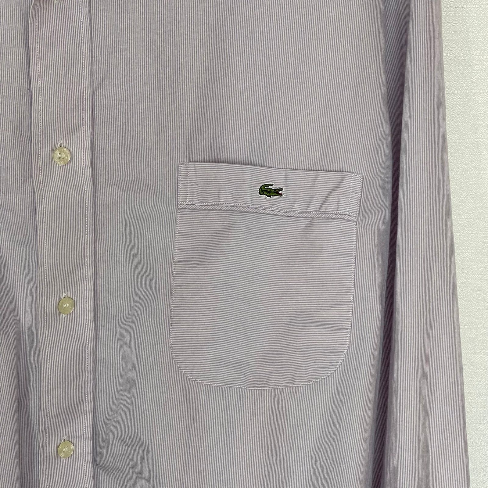 Lacoste Lacoste Alligator Logo Men's Oxford Button Down Shirt, 42 Size US XS / EU 42 / 0 - 4 Thumbnail
