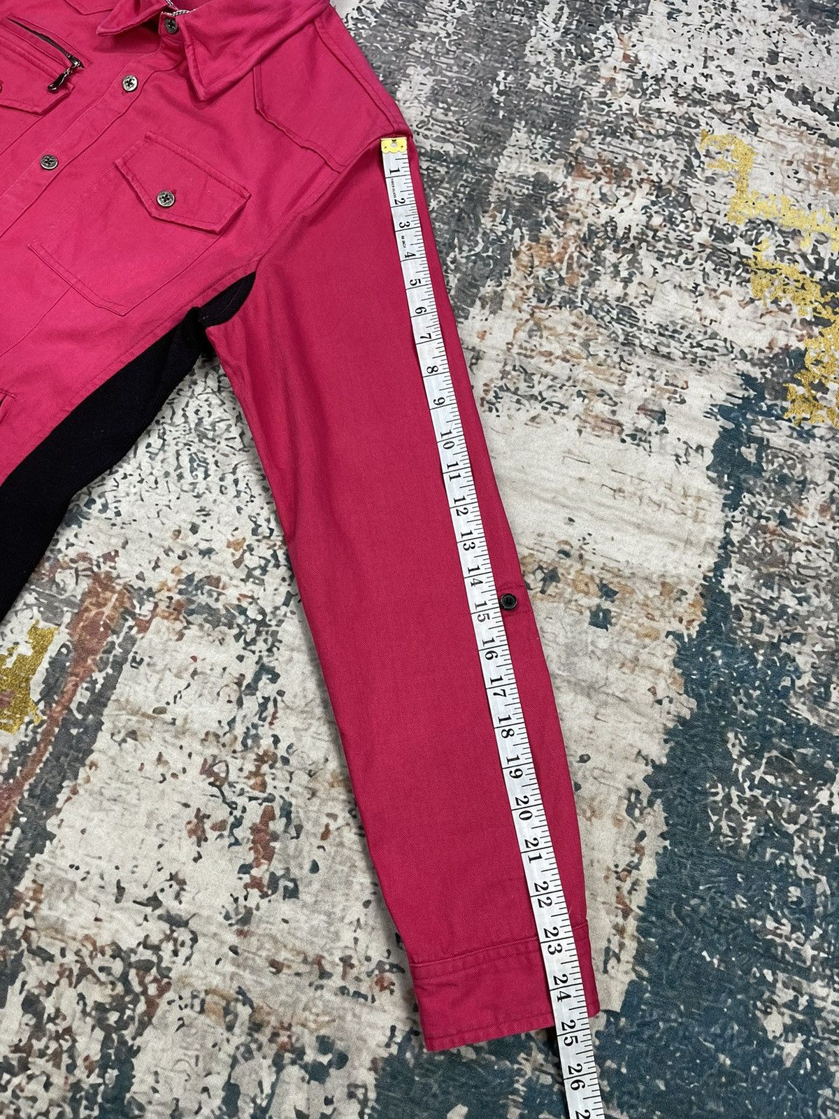 semanticdesign Semantic Design Black Pink Button Overshirt Jackets Size US S / EU 44-46 / 1 - 14 Thumbnail