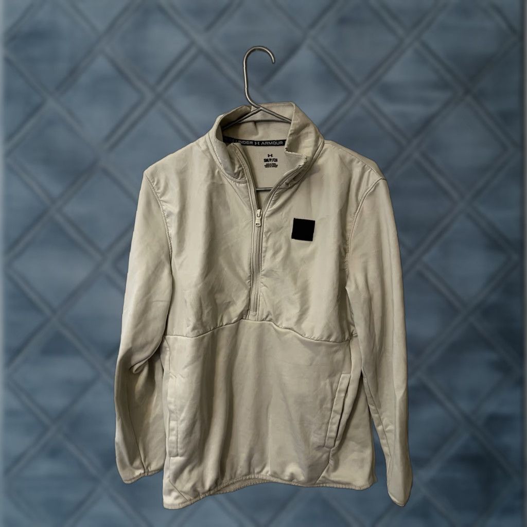 Under Armour Under Armour Men's Armour Fleece® Storm ½ Zip Sweater Sz S ColorsSummit White Size US S / EU 44-46 / 1 - 1 Thumbnail
