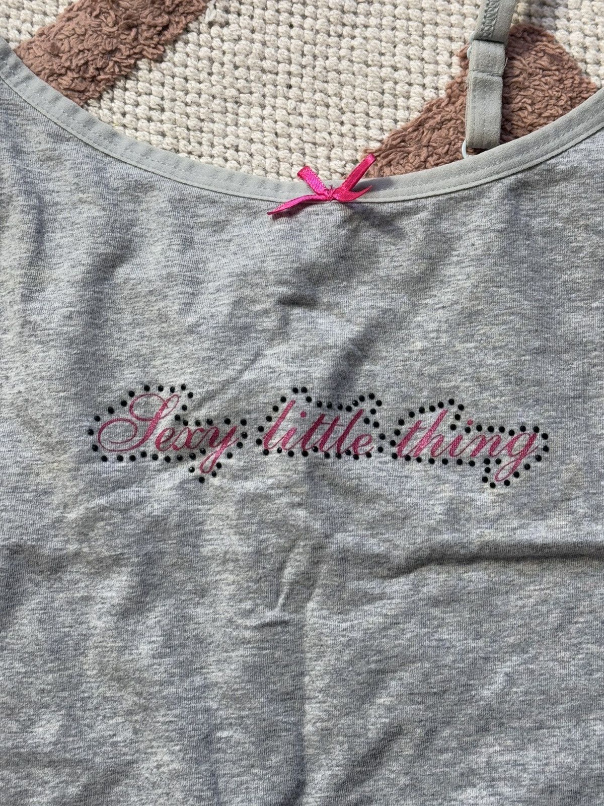Vintage VINTAGE HUMOUR 2000s SEXY LITTLE THING TANK TOP Size M / US 6-8 / IT 42-44 - 4 Thumbnail