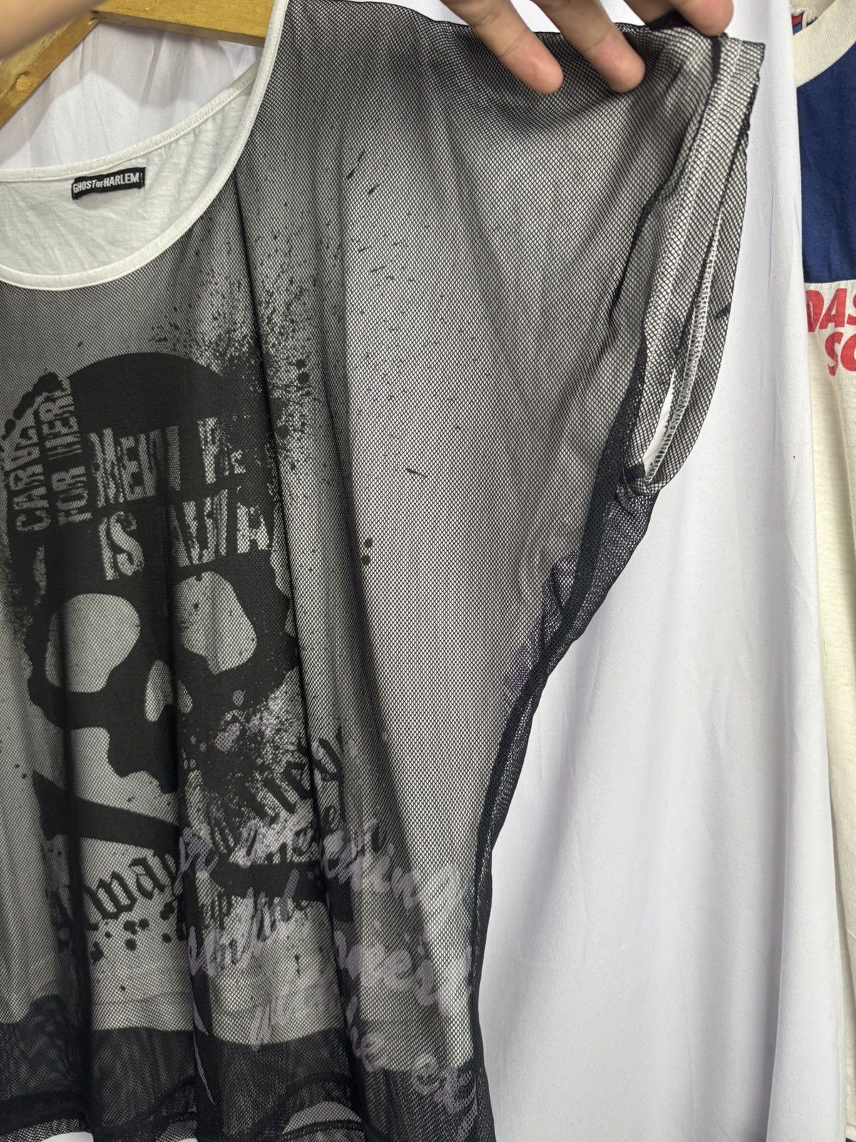 Japanese Brand Gothic Punk Skulls Poem Ghost Of Harlem Tees Size US M / EU 48-50 / 2 - 5 Thumbnail