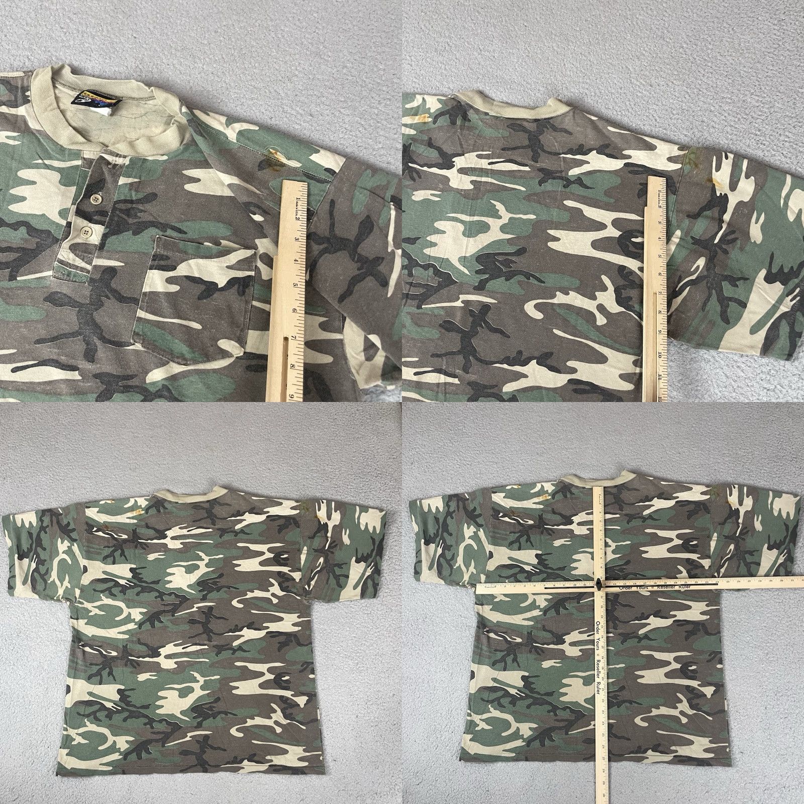 Vintage VINTAGE Sasquatch Shirt Adult 2XL Green Camouflage Hunting Distressed Graphic Tee Mens 1990s Brown Green Camouflage 2XL Retro Faded Size US XXL / EU 58 / 5 - 8 Thumbnail