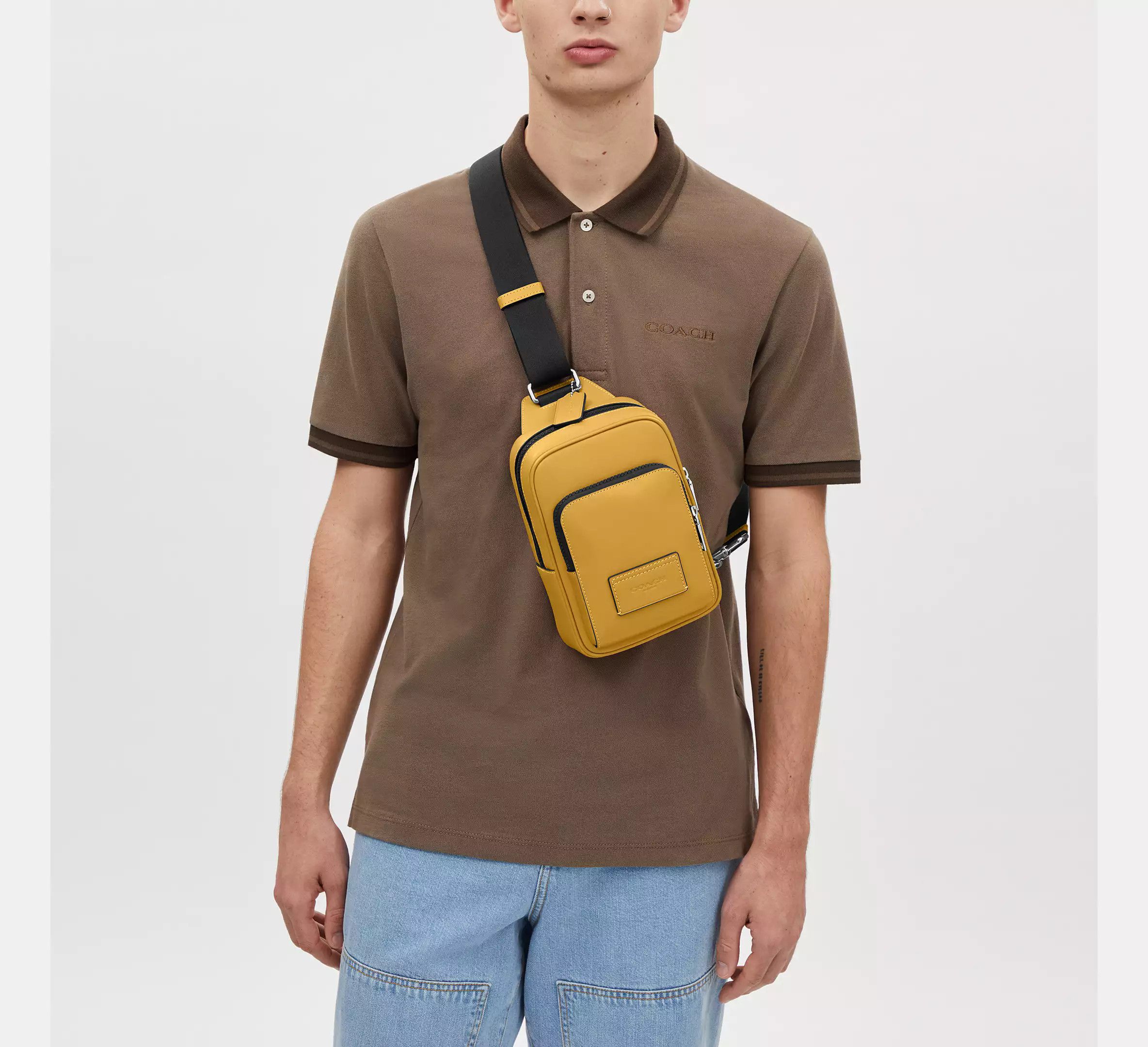 Coach Racer Sling Pack In Smooth Leather CU252 Size ONE SIZE - 7 Thumbnail