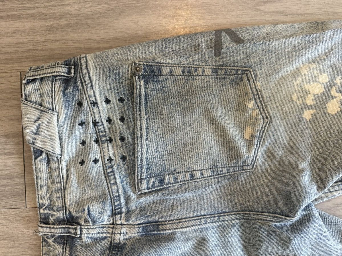 Ksubi Ksubi "Side Logo" Bleach Wash Jeans Size US 32 / EU 48 - 3 Thumbnail