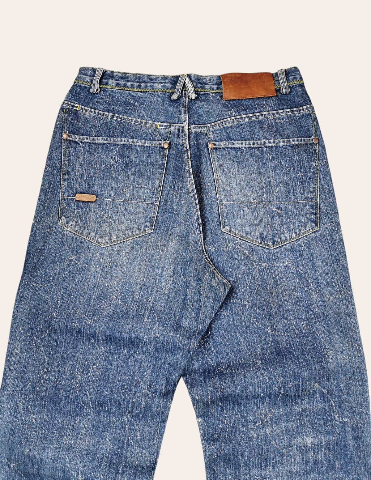 Akademiks Akademiks Safety Product Baggy Jeans Looklike Jnco Size US 32 / EU 48 - 2 Thumbnail