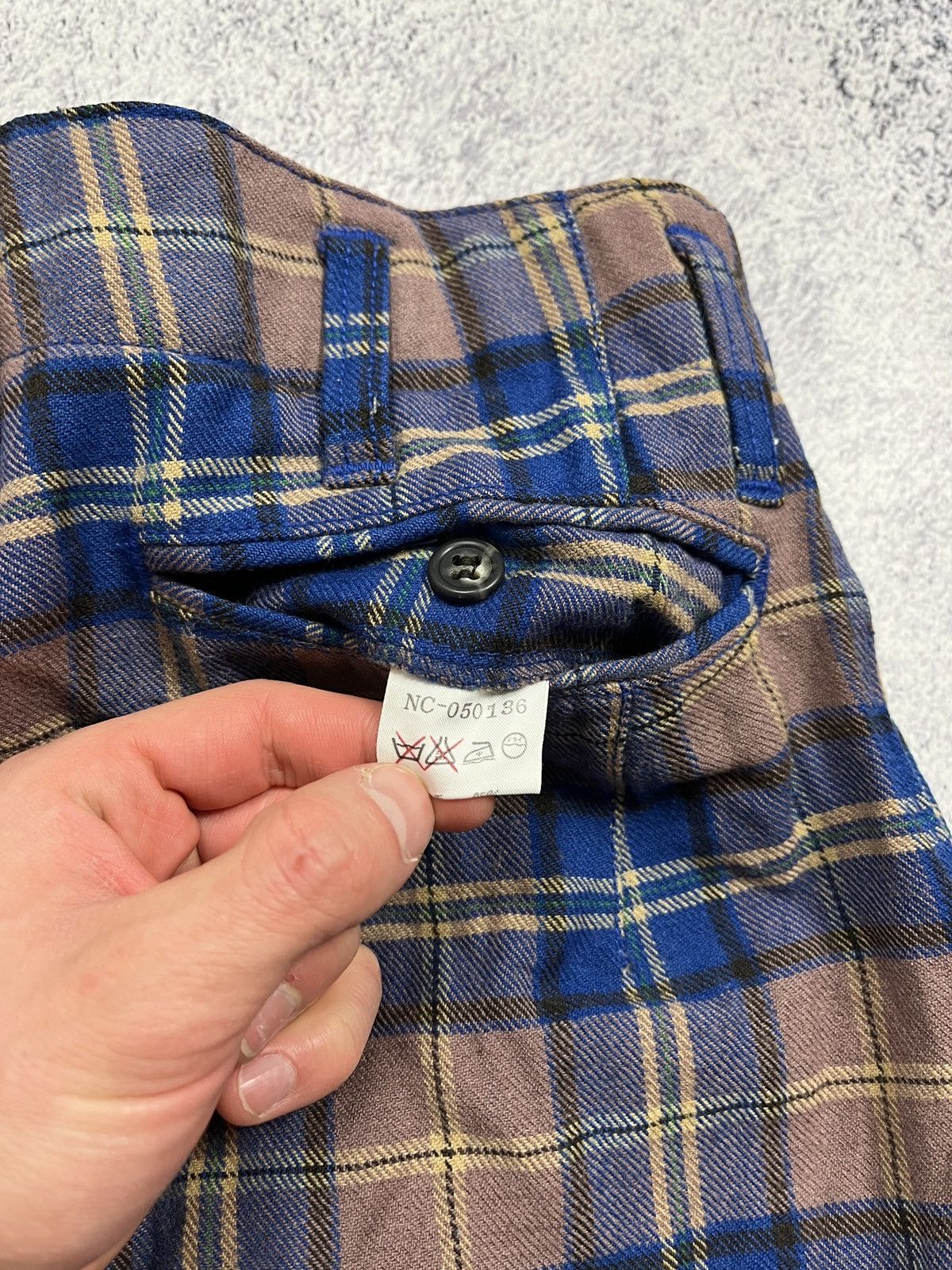 Nigel Cabourn Nigel Cabourn Vintage Wool Cheked Pants Rare Made in England Size 32" / US 10 / IT 46 - 18 Thumbnail