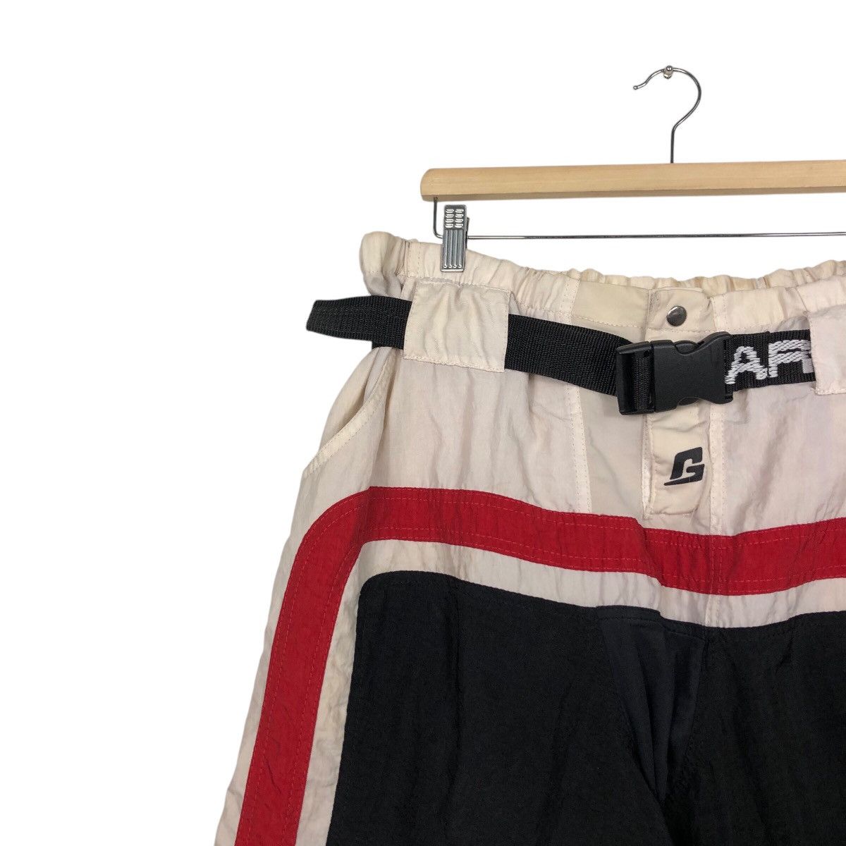 Japanese Brand 📌Vintage Biker Motor Cross Pants Full Factory Gear Big Logo Size US 34 / EU 50 - 8 Thumbnail