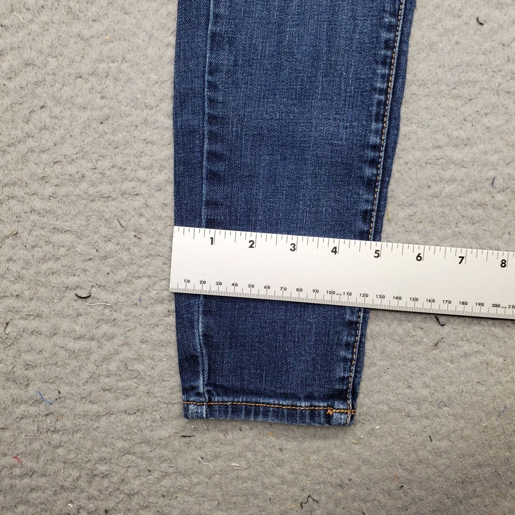 American Eagle Outfitters American Eagle Outfitters Womens Jeans 0 Blue Regular Stretch Whiskered Denim Jeans Size 25" / US 0 / IT 36 - 5 Thumbnail