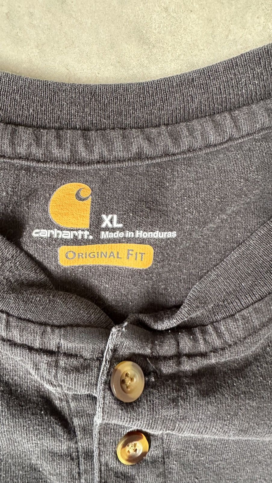 Carhartt VINTAGE CARHARTT BUTTON POCKET TEE WELL FADED Size US XL / EU 56 / 4 - 5 Thumbnail