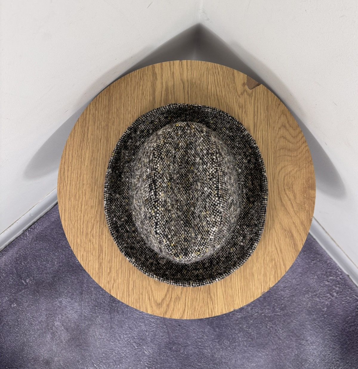 Other Moessmer Barbetti Bologna Wool Tweed Trilby Fedora Hat Size ONE SIZE - 14 Thumbnail
