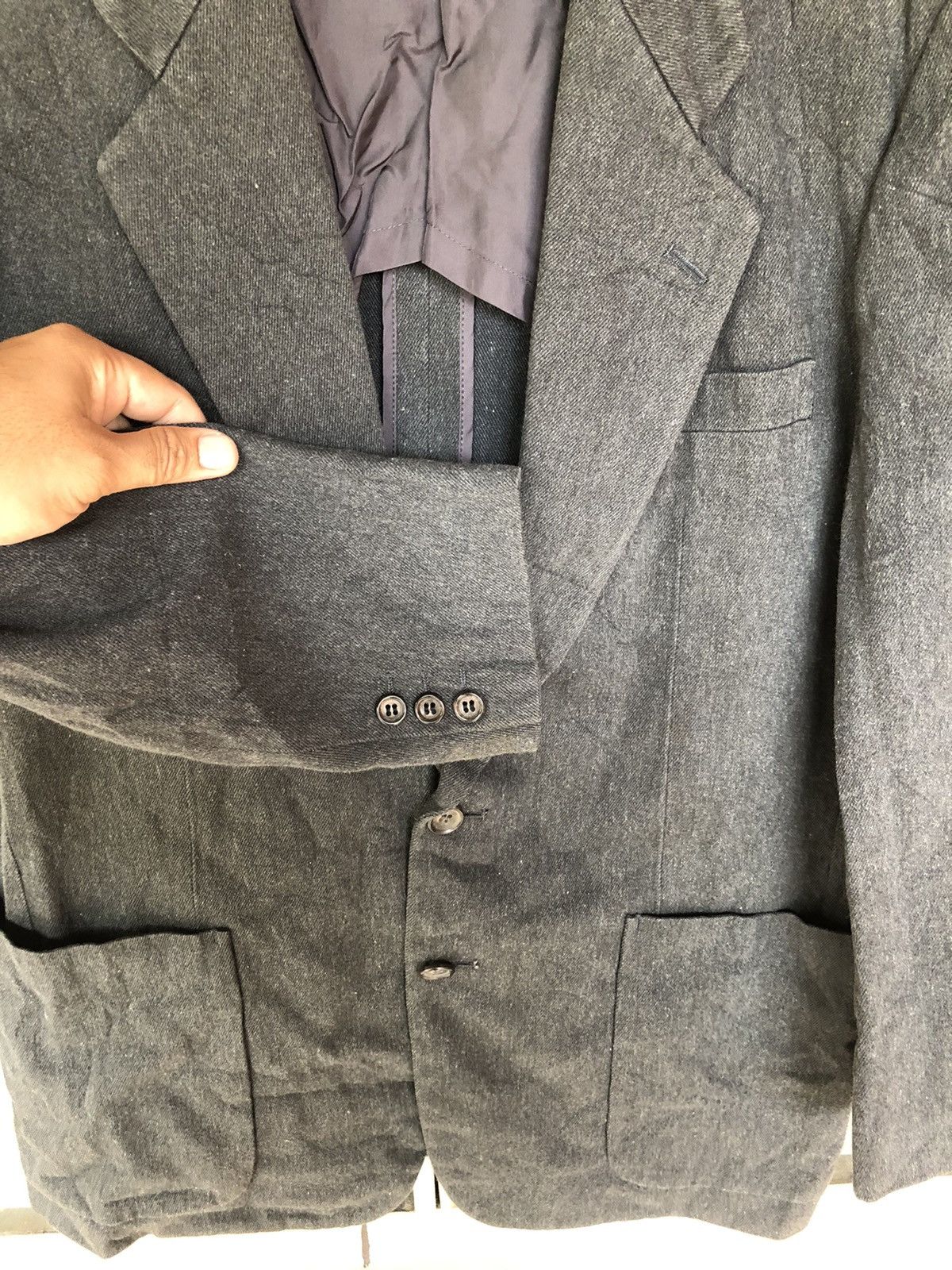 Comme des Garcons Vintage HS-02006M Comme Des Garçons Homme Men’s Coat Jacket Size US M / EU 48-50 / 2 - 3 Thumbnail