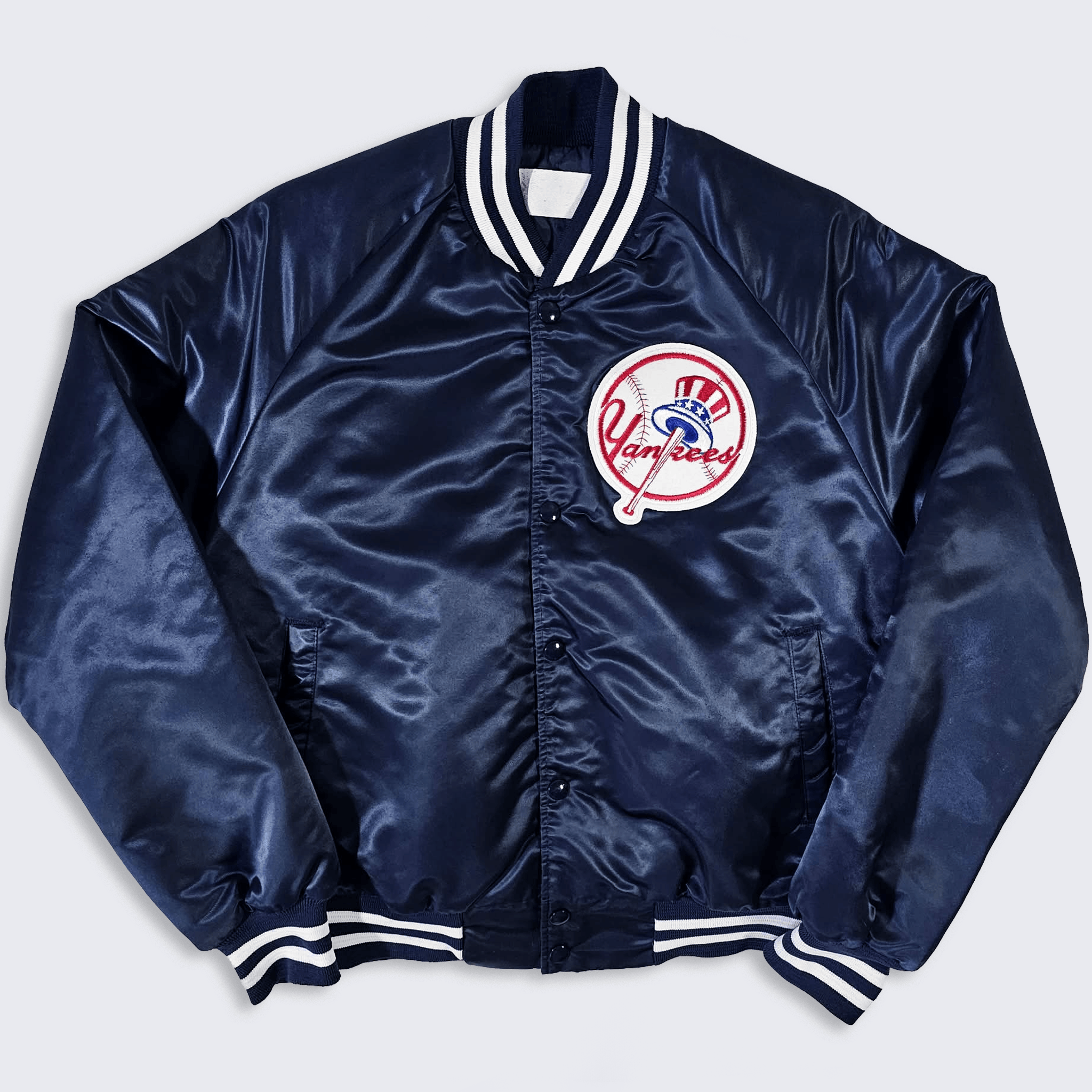 Chalk Line New York Yankees Vintage 80s Chalk Line Satin Bomber Jacket Size US S / EU 44-46 / 1 - 2 Thumbnail