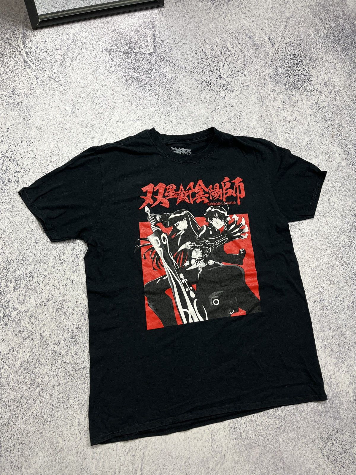 Anime × Cartoon Network × Vintage Vintage Anime Graphic T Shirt Twin Star Exorcists Cartoon Size US XL / EU 56 / 4 - 4 Thumbnail