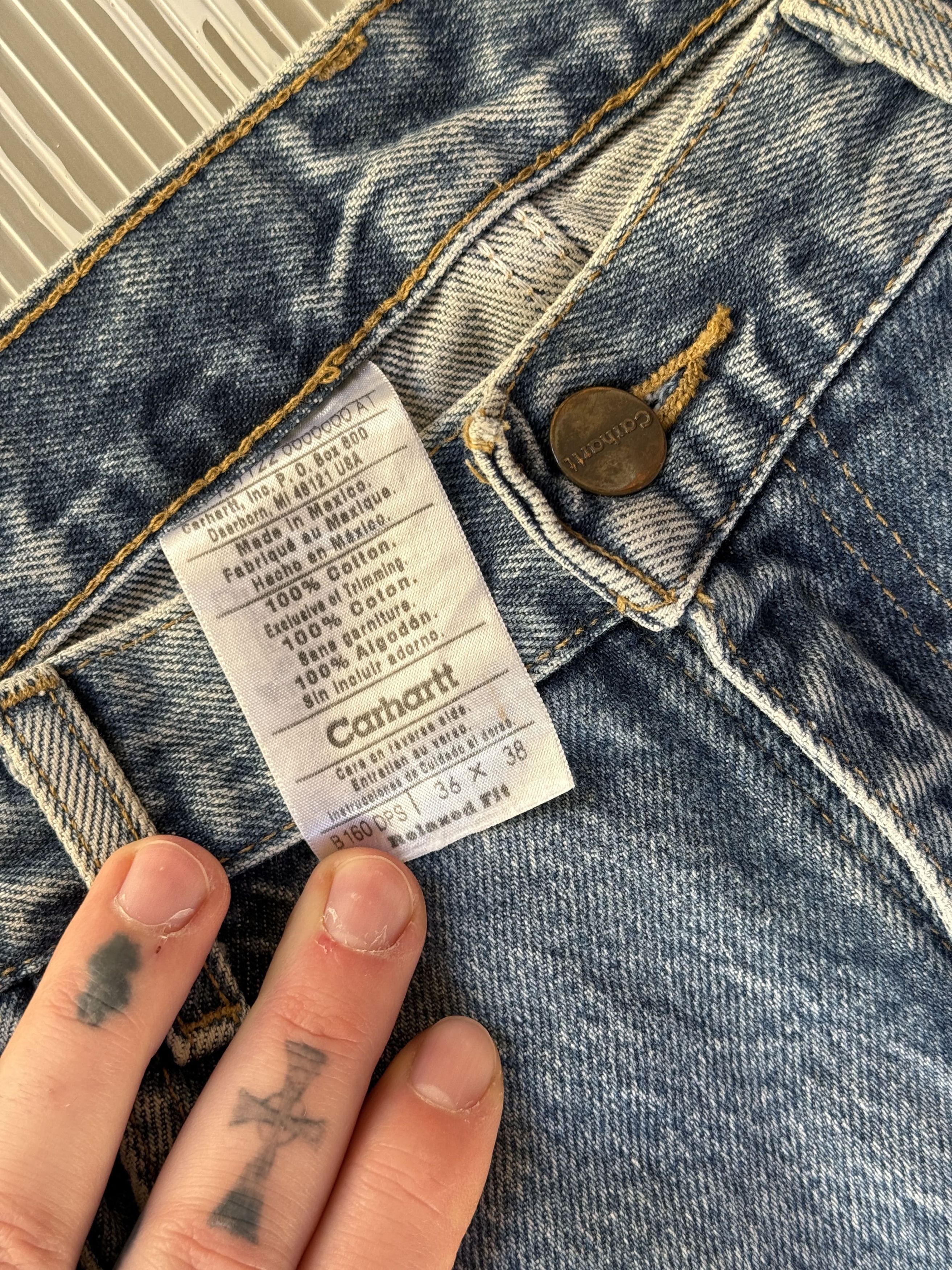 Carhartt Carhartt workwear denim baggy jeans - W36 Size US 36 / EU 52 - 5 Thumbnail
