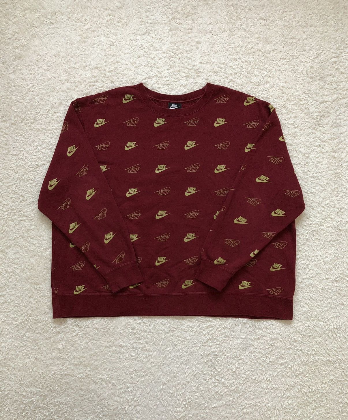 Nike Sweatshirt Nike Fleece Multi Logo Baggy Size US XXL / EU 58 / 5 - 1 Thumbnail