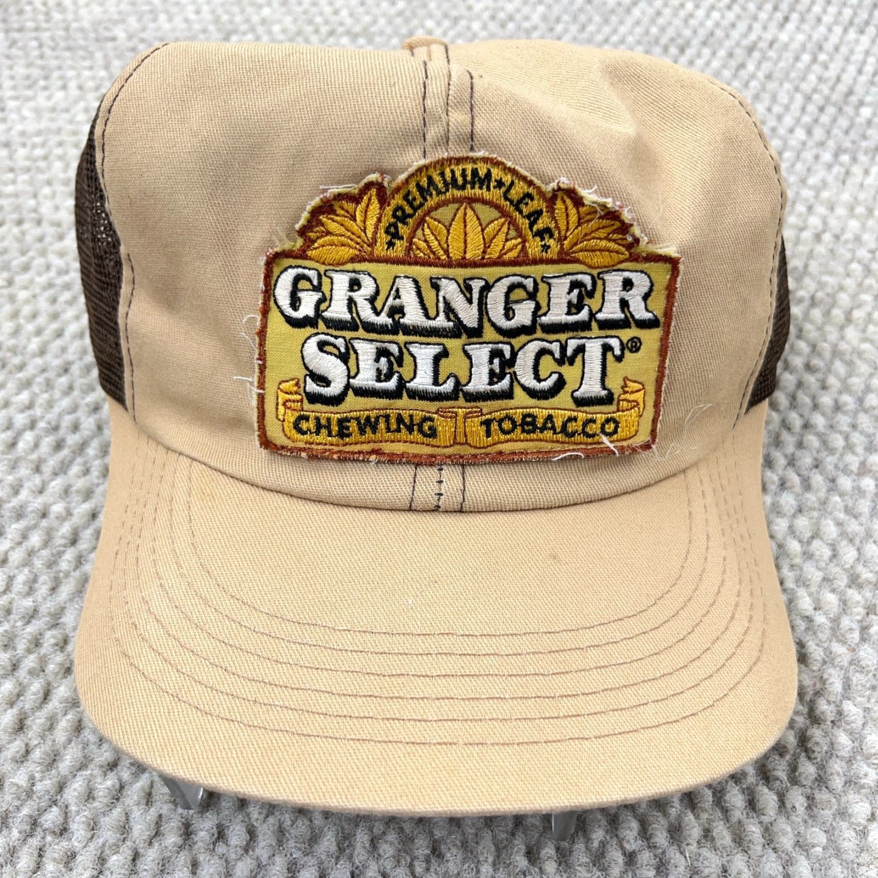 Vintage VINTAGE American Trucker Hat Men Adjustable 80s 90s Retro USA Casual Outdoor Brown Size ONE SIZE - 2 Thumbnail