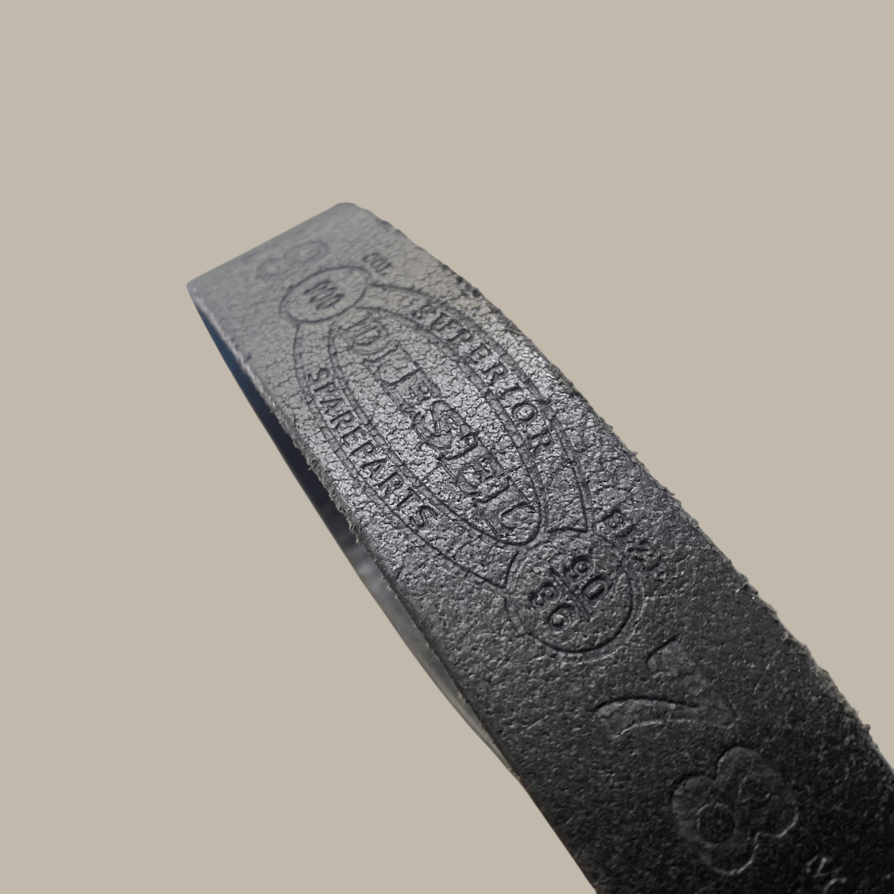 Diesel Diesel Leather Belt Vintage Oval Buckle Black Size ONE SIZE - 7 Thumbnail