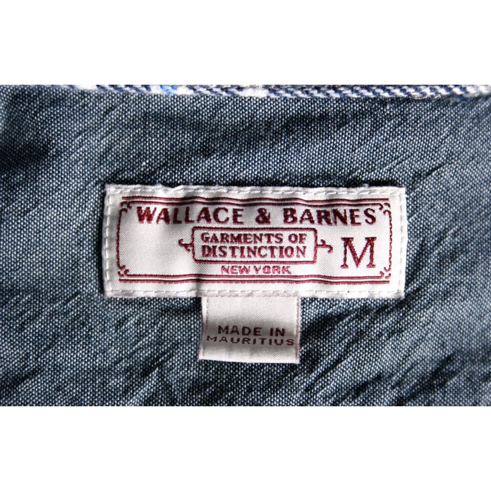 Wallace & Barnes WALLACE & BARNES Plaid Flannel Shirt M Button-Up Long Sleeve Cotton 100% Multicolor Men Size US M / EU 48-50 / 2 - 6 Thumbnail