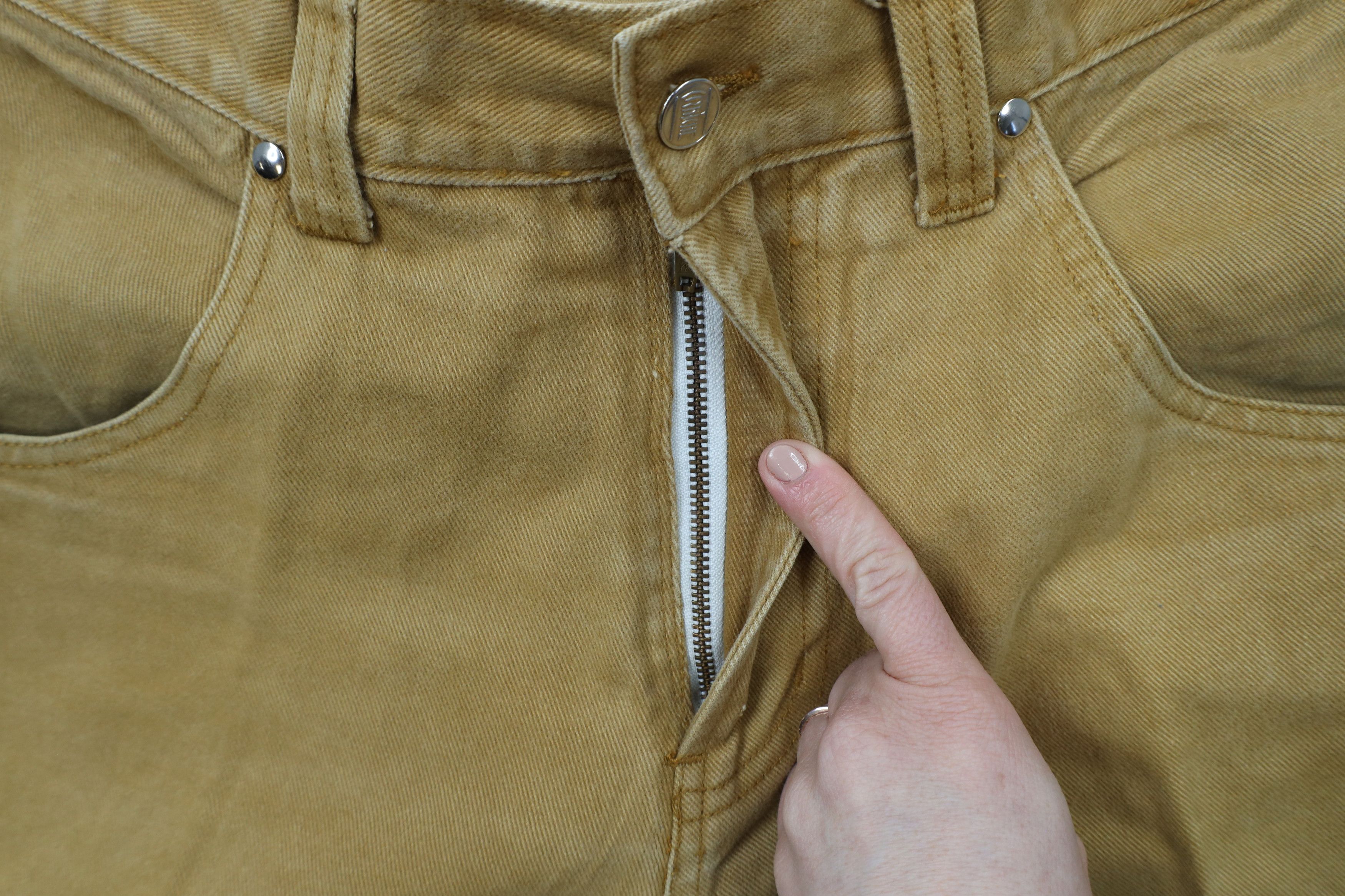 Vintage Vintage 90s Streetwear Baggy Fit Cargo Jeans Beige Cotton Size US 32 / EU 48 - 7 Thumbnail