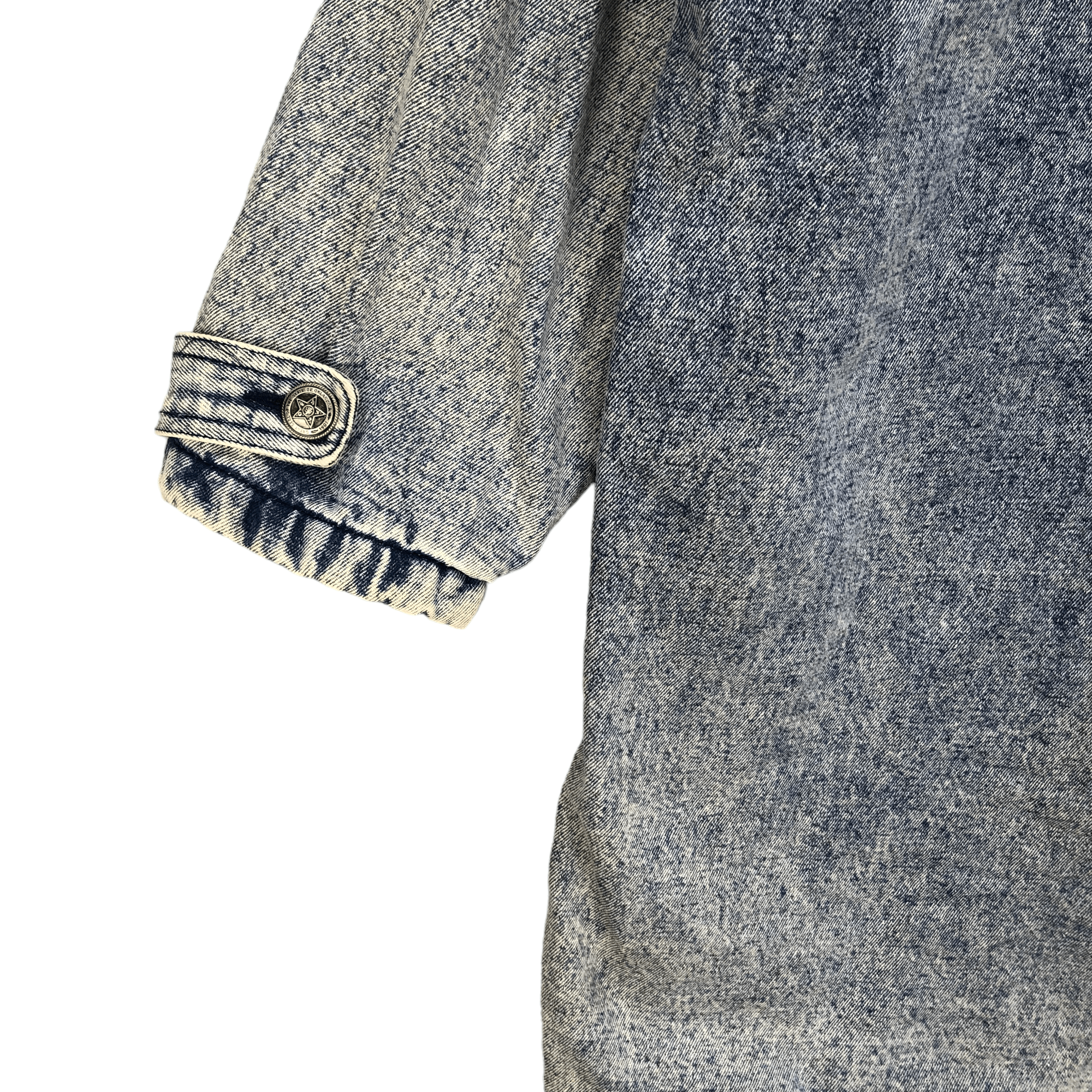 Japanese Brand RARE🔥 CRICKET Washed Denim Duffle Coat #4884-37 Size US XL / EU 56 / 4 - 16 Thumbnail