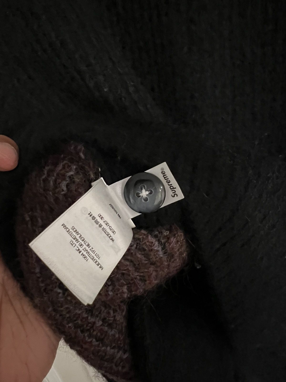 Supreme Supreme Brushed Grid Cardigan Size US M / EU 48-50 / 2 - 10 Thumbnail