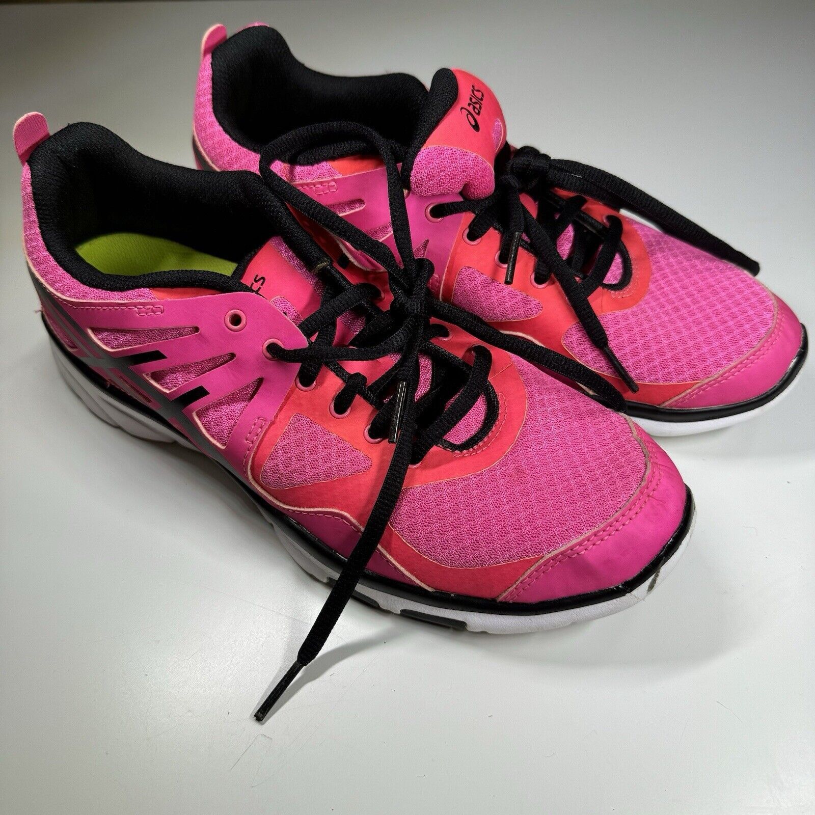 Asics Asics Gel Shoes Sneakers Neon Pink Mesh 8.5 Running Training Size US 8.5 / IT 38.5 - 3 Thumbnail