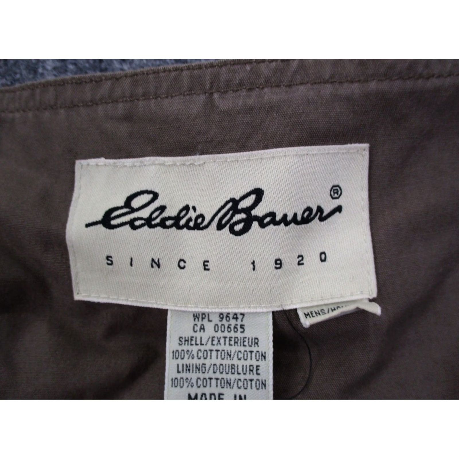 Eddie Bauer Eddie Bauer Vest Jacket Mens L Windbreaker Outdoor Lightweight Pockets Full Zip Waterproof Windproof Brown Canvas Logo Size US L / EU 52-54 / 3 - 6 Thumbnail