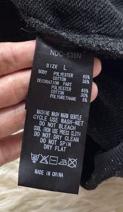 Number (N)ine Crewneck Sweatshirt Size US L / EU 52-54 / 3 - 7 Thumbnail