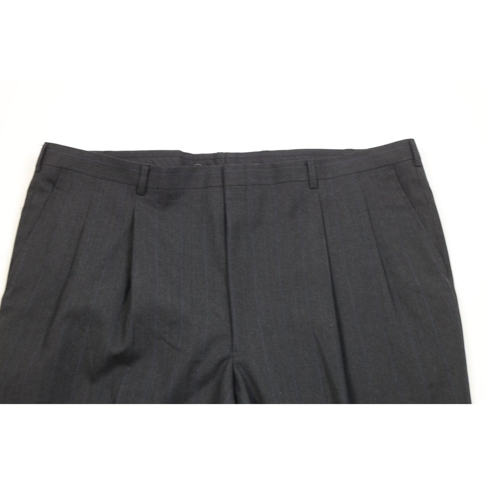 Vintage Vintage 90s Streetwear 2 Piece Wool Pinstriped Suit Size 50R - 10 Thumbnail