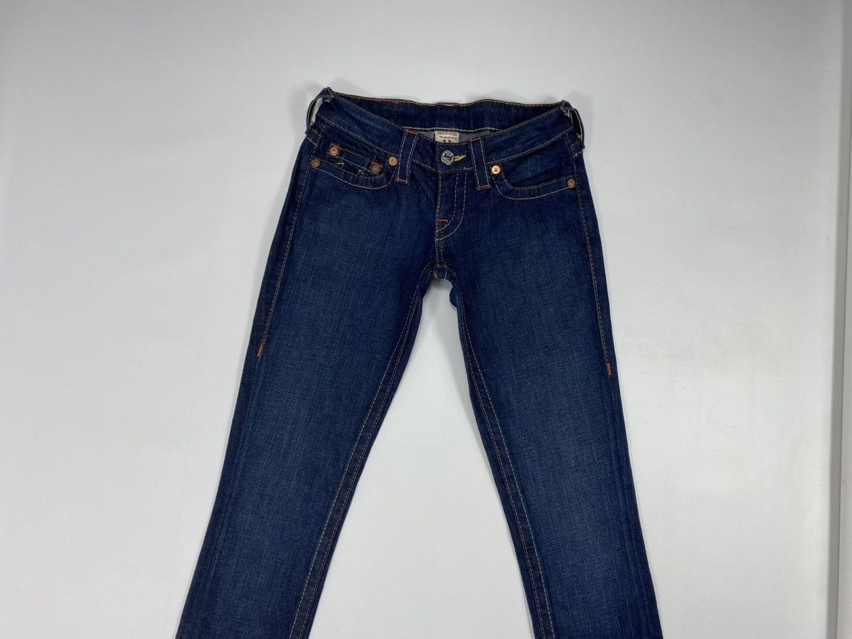 True Religion 🔥LASTDROP🔥 TR Stella Row Seat Low Rise Denim Jeans Pants Size 25" / US 0 / IT 36 - 4 Thumbnail