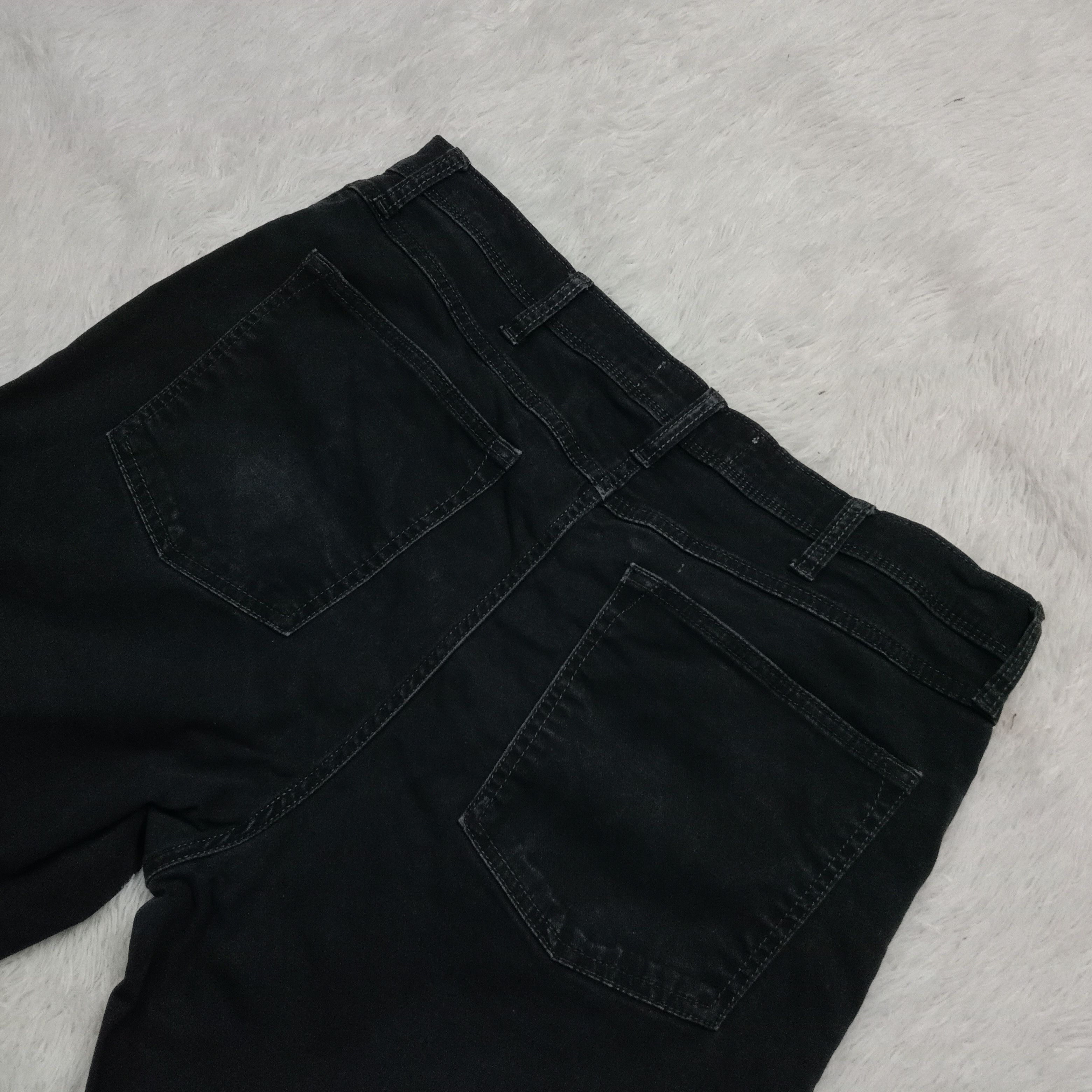 If Six Was Nine Y2k Wrangler Black Regular Jeans Size US 36 / EU 52 - 3 Thumbnail