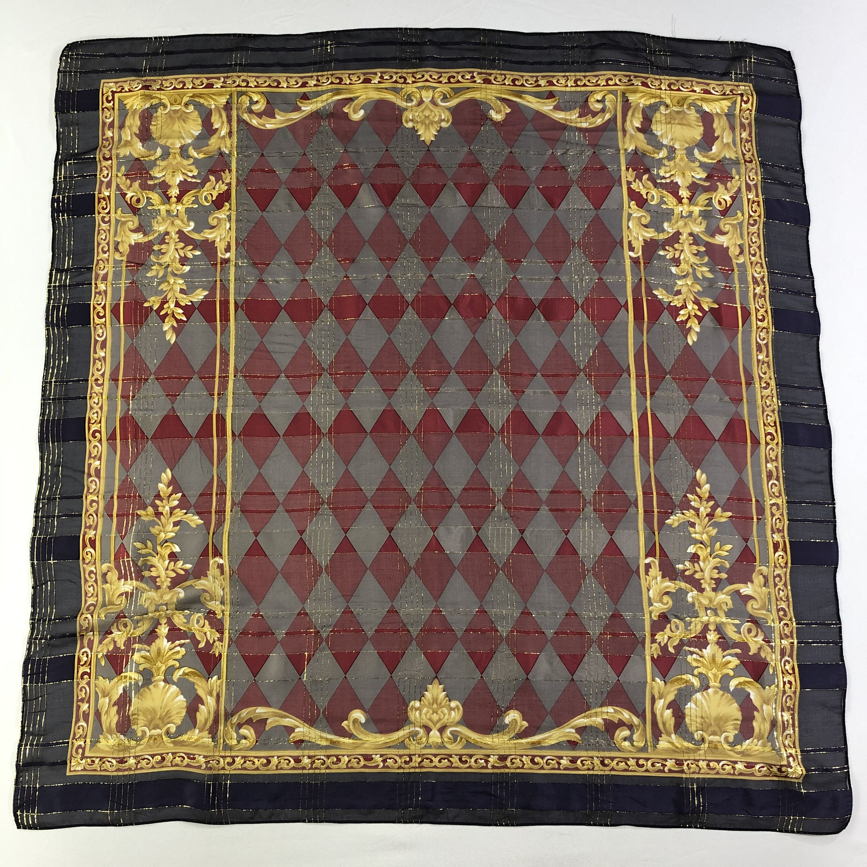 Vintage Vintage Silk Scarf Size ONE SIZE - 2 Thumbnail