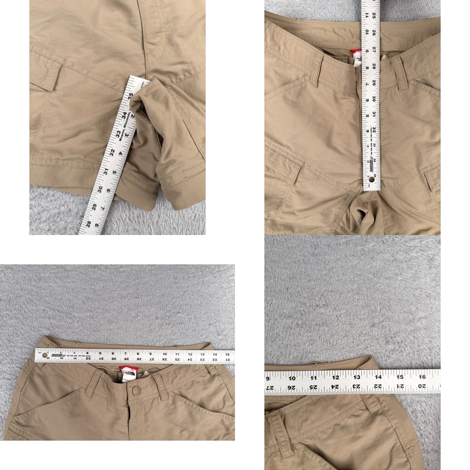 The North Face The North Face Womens Cargo Shorts 30 Beige Nylon Activewear Hiking Travel Casual Size 30" / US 8 / IT 44 - 8 Thumbnail