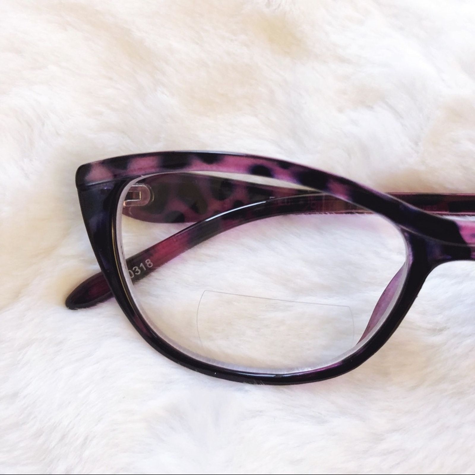 Other Bailey Purple Cat Eye Bi-Focal Reader Glasses Size ONE SIZE - 2 Thumbnail